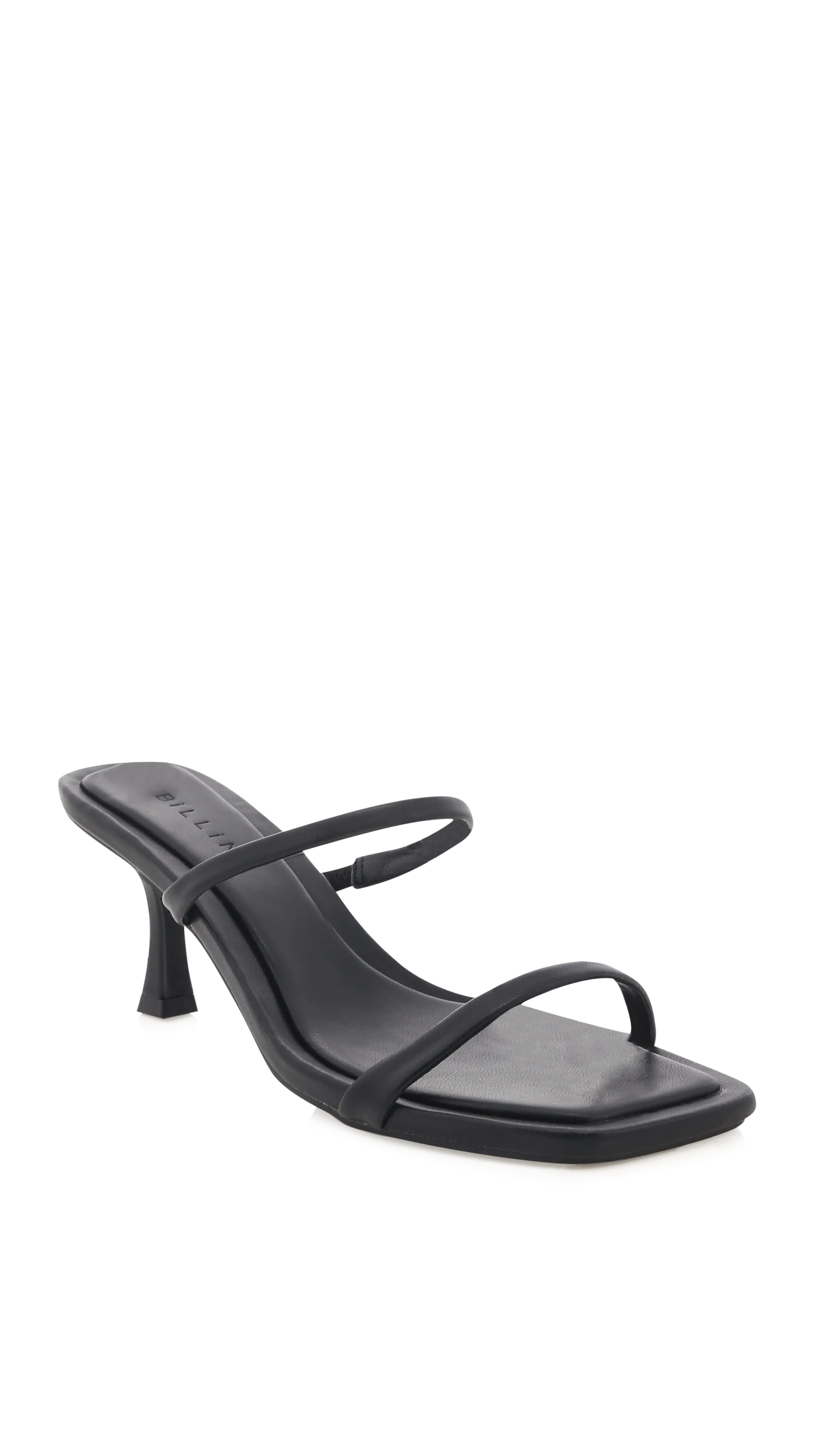 Urmi Heel - Black Peep Toe
