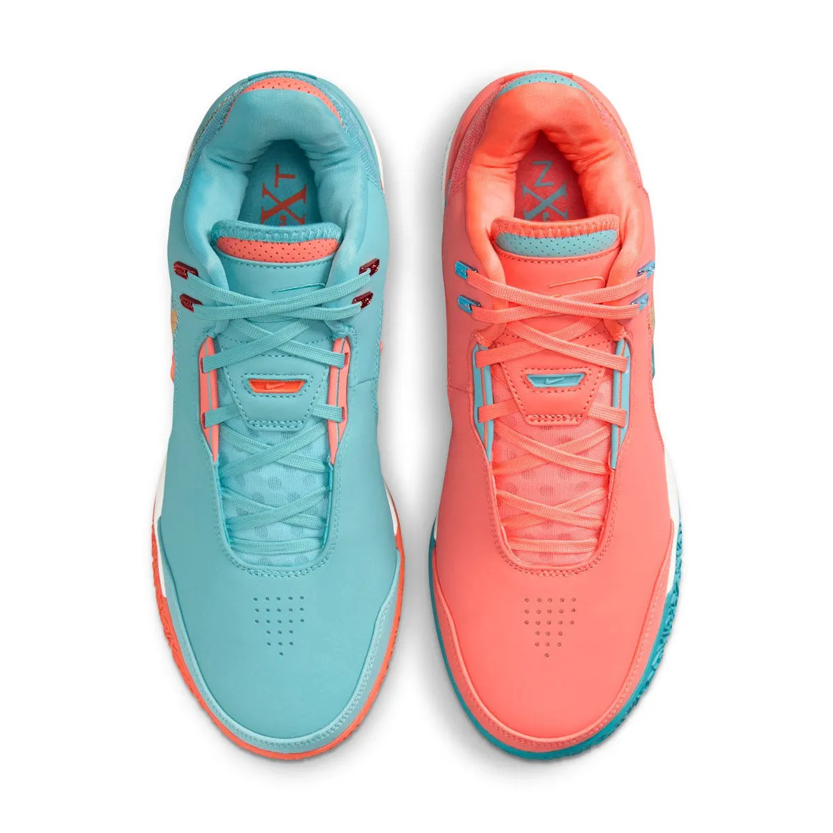 Zoom Lebron Next Gen AMPD EP 'Mineral Blue Light Wild Mango' Comfortable Sides