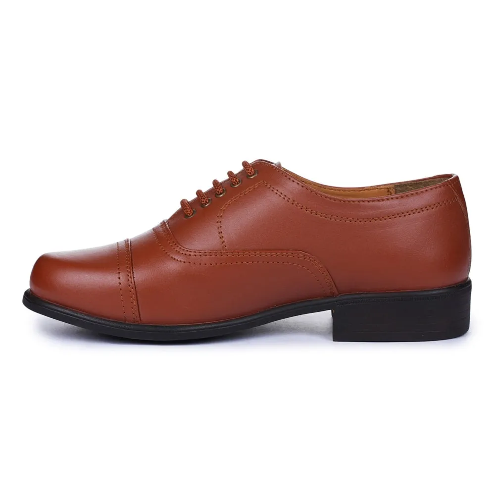 Classic Walking Shoes Textured Oxfords Fortune Tan Classic Oxford Shoes For Men 7168-03 By Liberty