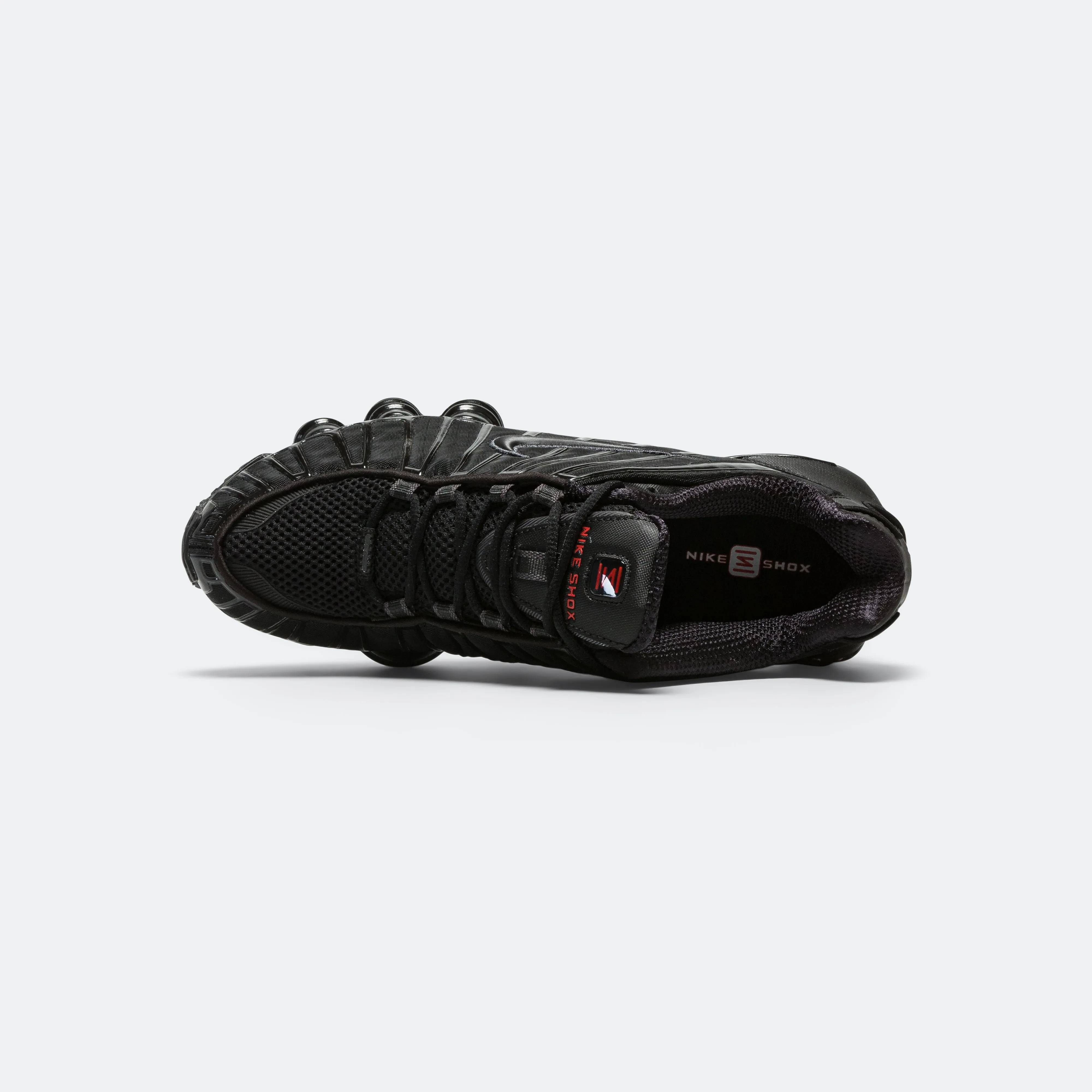 Womens Shox TL - Black/Black-Metallic Hematite-Max Orange Comfort Upper Material Fast Fit