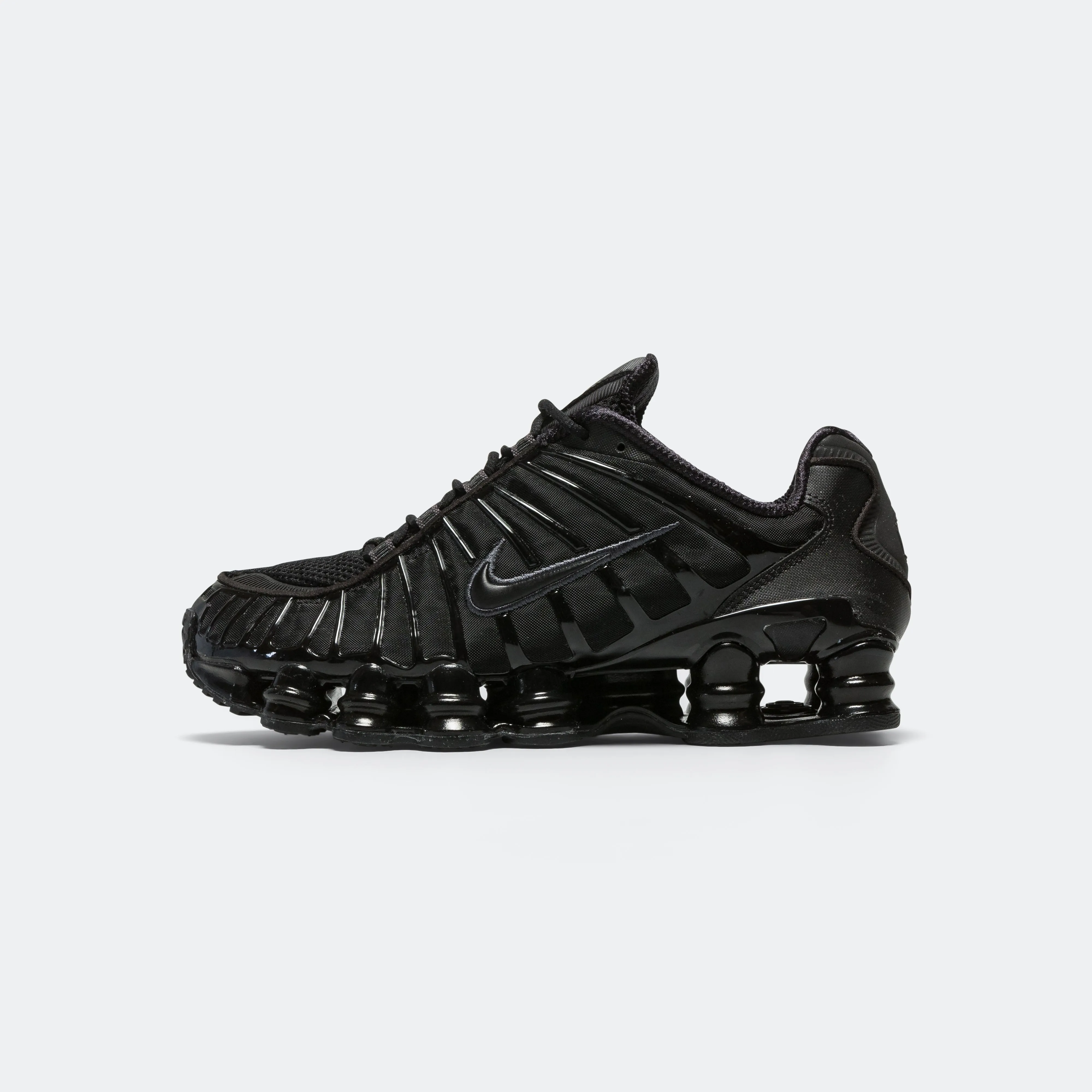 Classic Power Womens Shox TL - Black/Black-Metallic Hematite-Max Orange