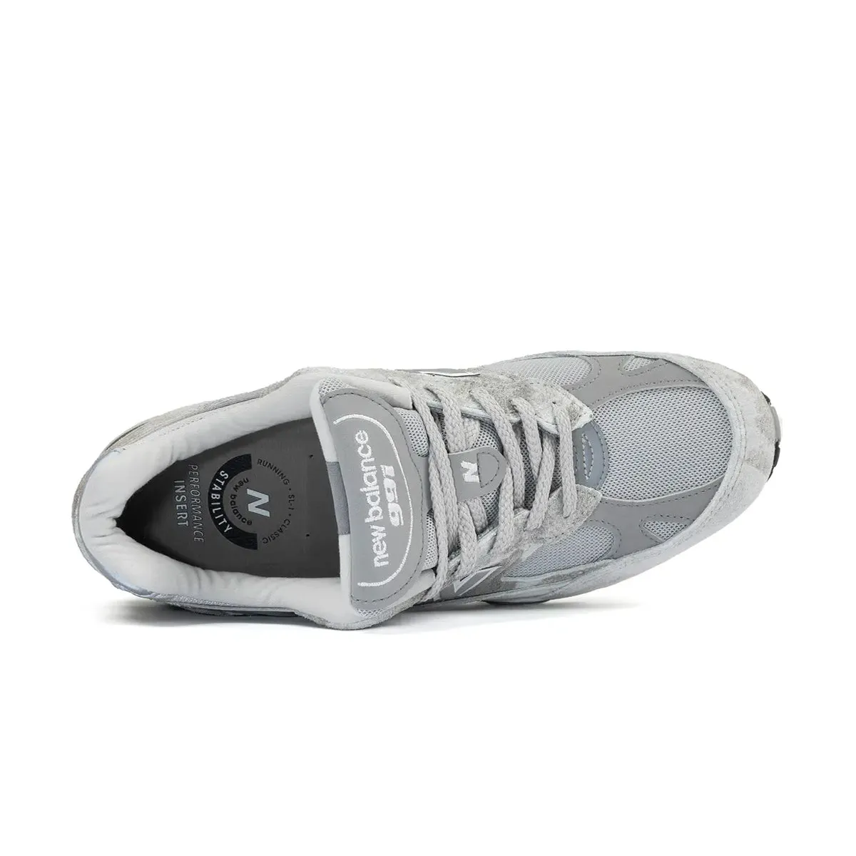 in UK 991v1 'Washed Grey' Anti Friction Collar Running Shoes
