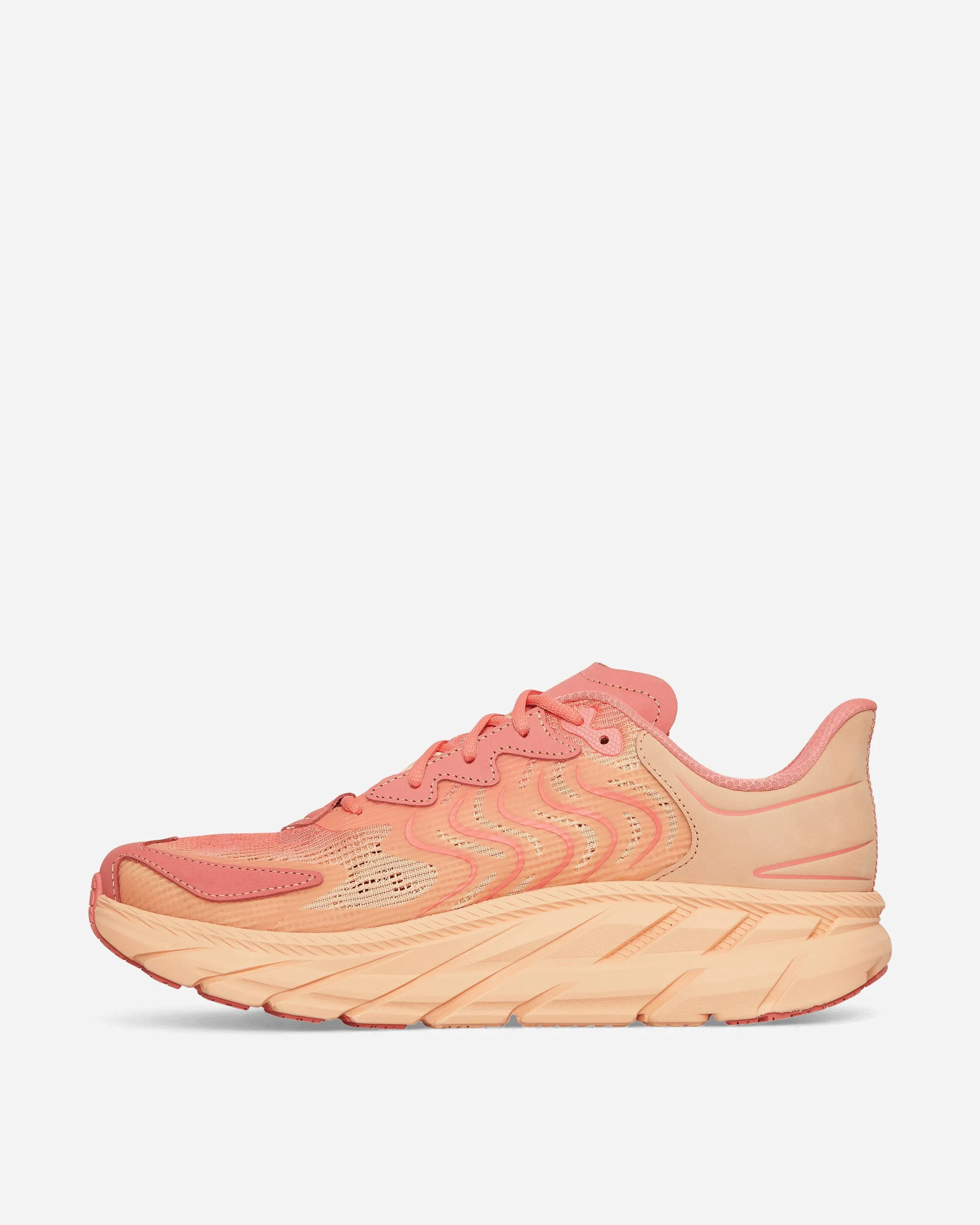 Vibrant Bloom Clifton LS Sneakers Cantaloupe / Electric Coral Eco Materials Gel cushion