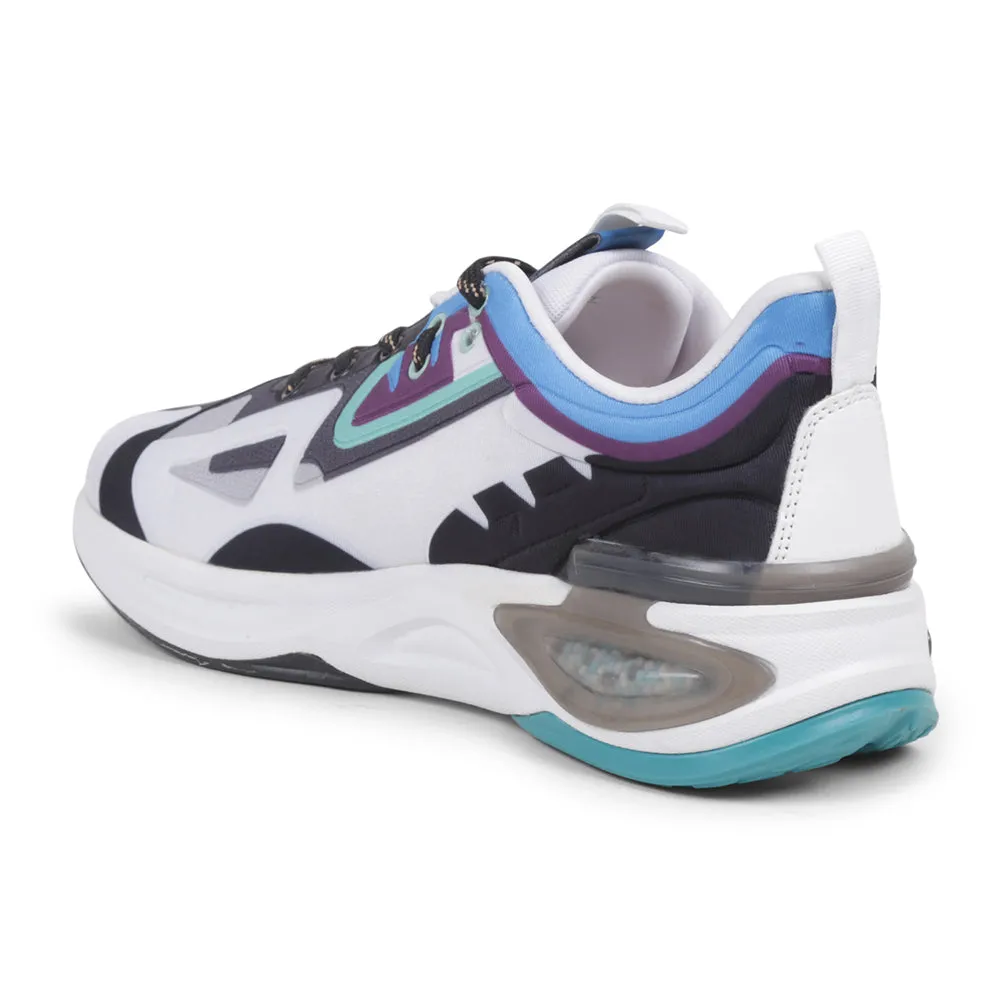 Leap7x White Sports Lacing Running Shoes For Men HANOVER-1 By Liberty All-Purpose Cushioning carbon - fiber - plate shoes