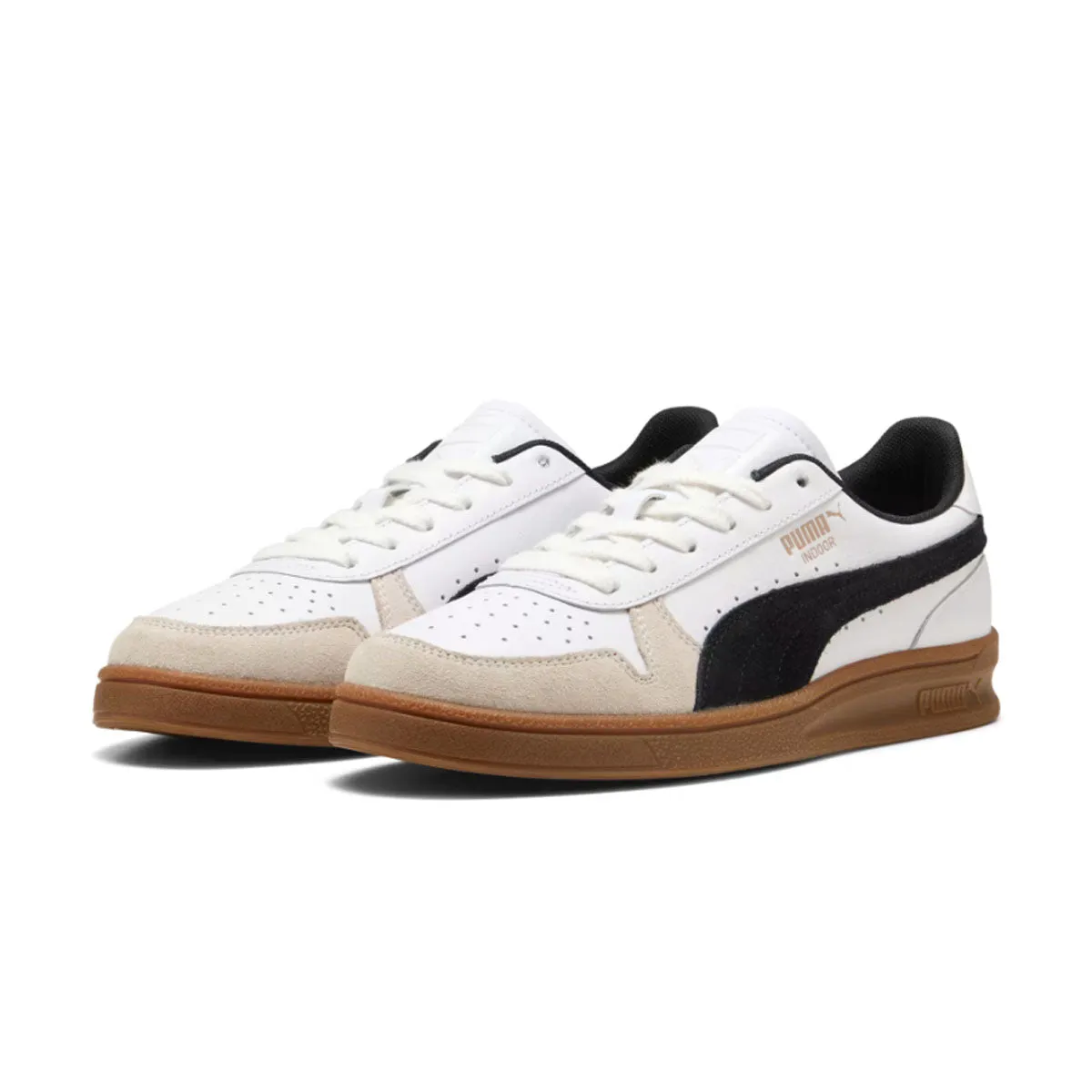 Indoor 'Puma White Black Gum' Padded shock absorption Breathable Form