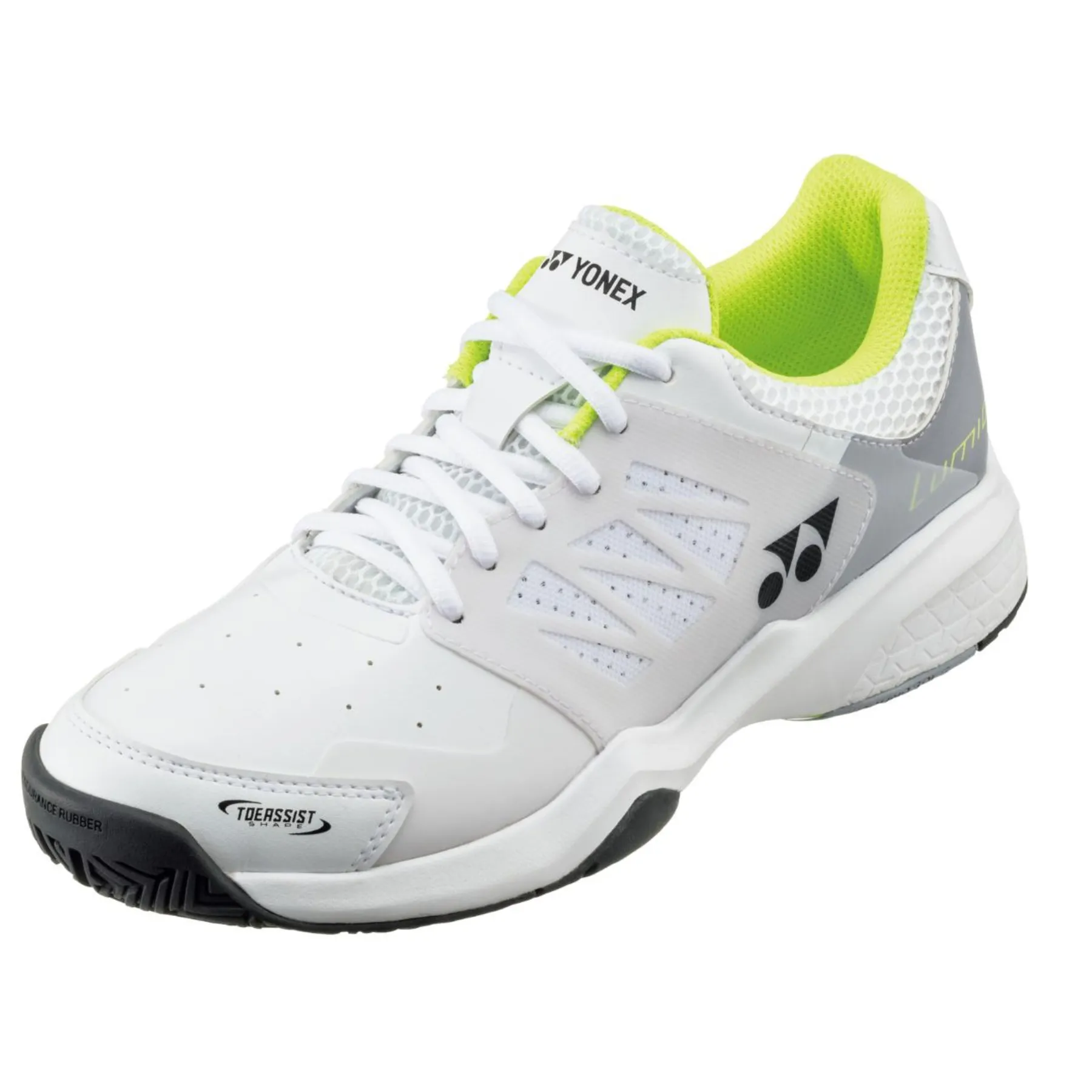 Yonex Lumio 3 All Court White/Lime Mens Tennis Shoes 2023 Durable