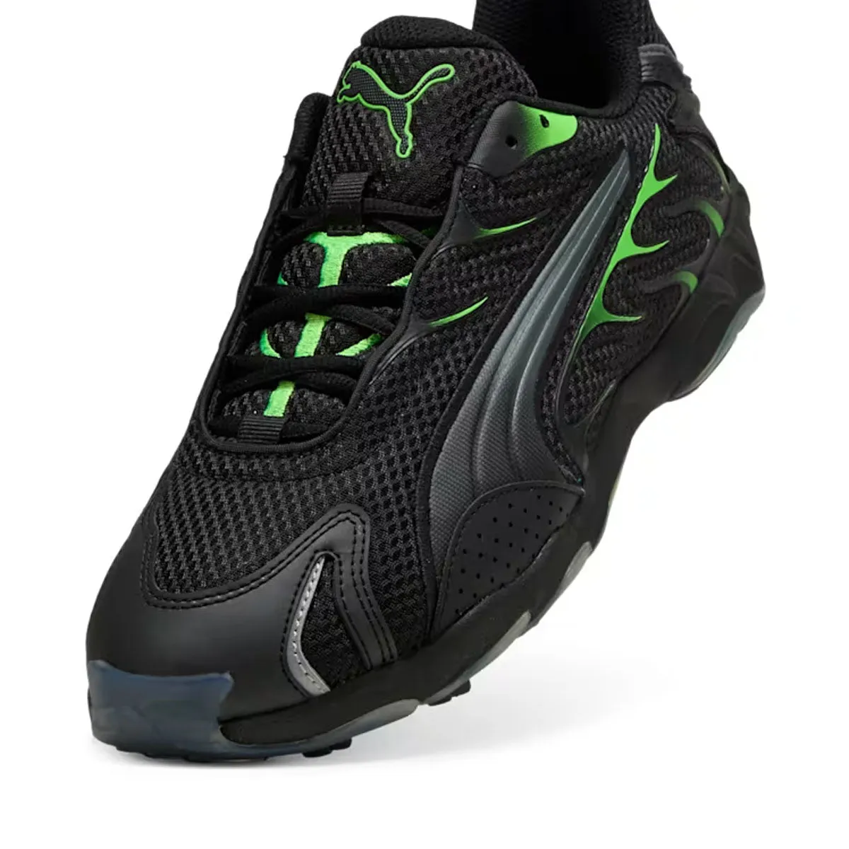 Inhale 'Black Green Glare' Urban Comfort Barefoot Shoe Tech