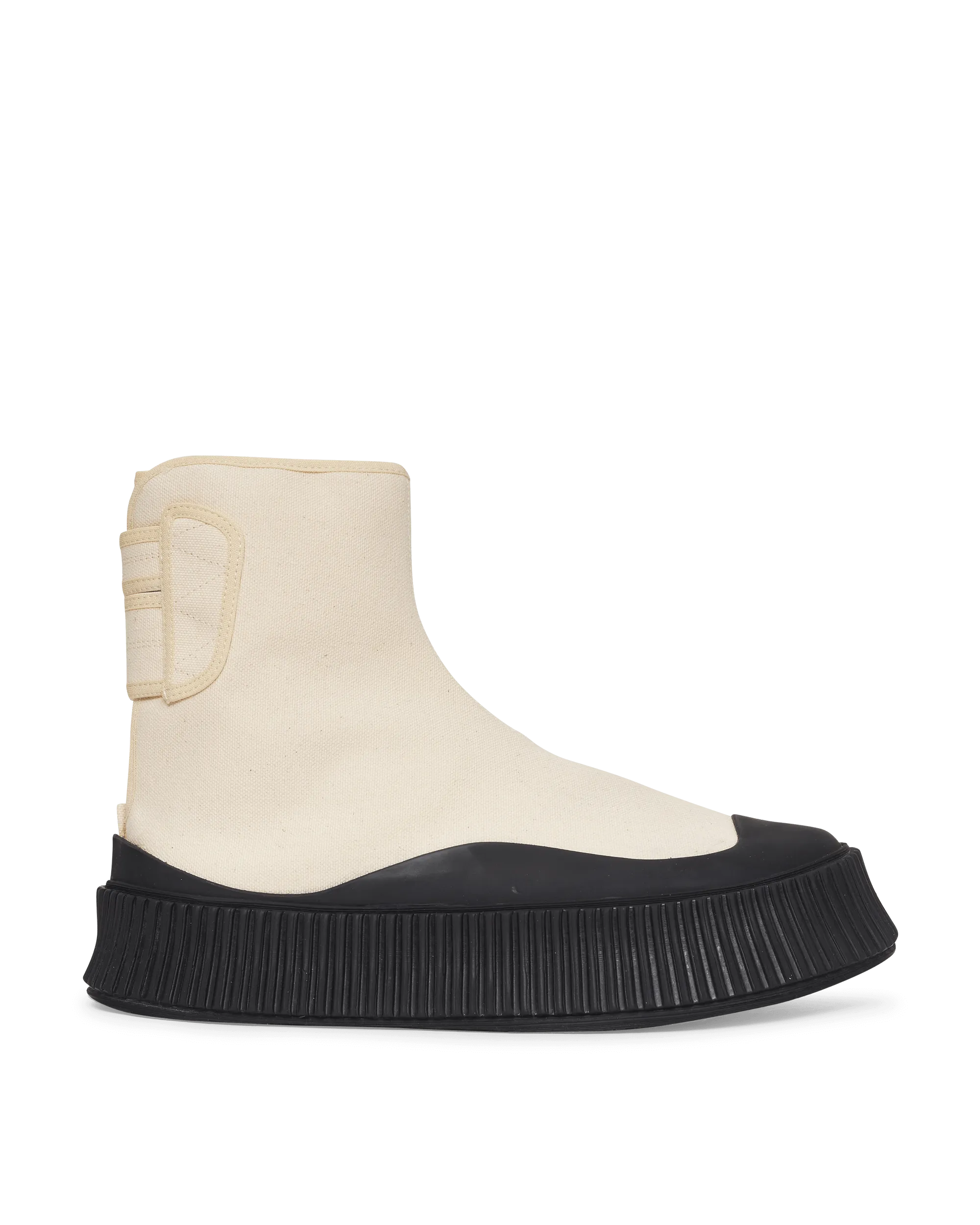 Gel cushion Canvas High-Top Sneakers Beige