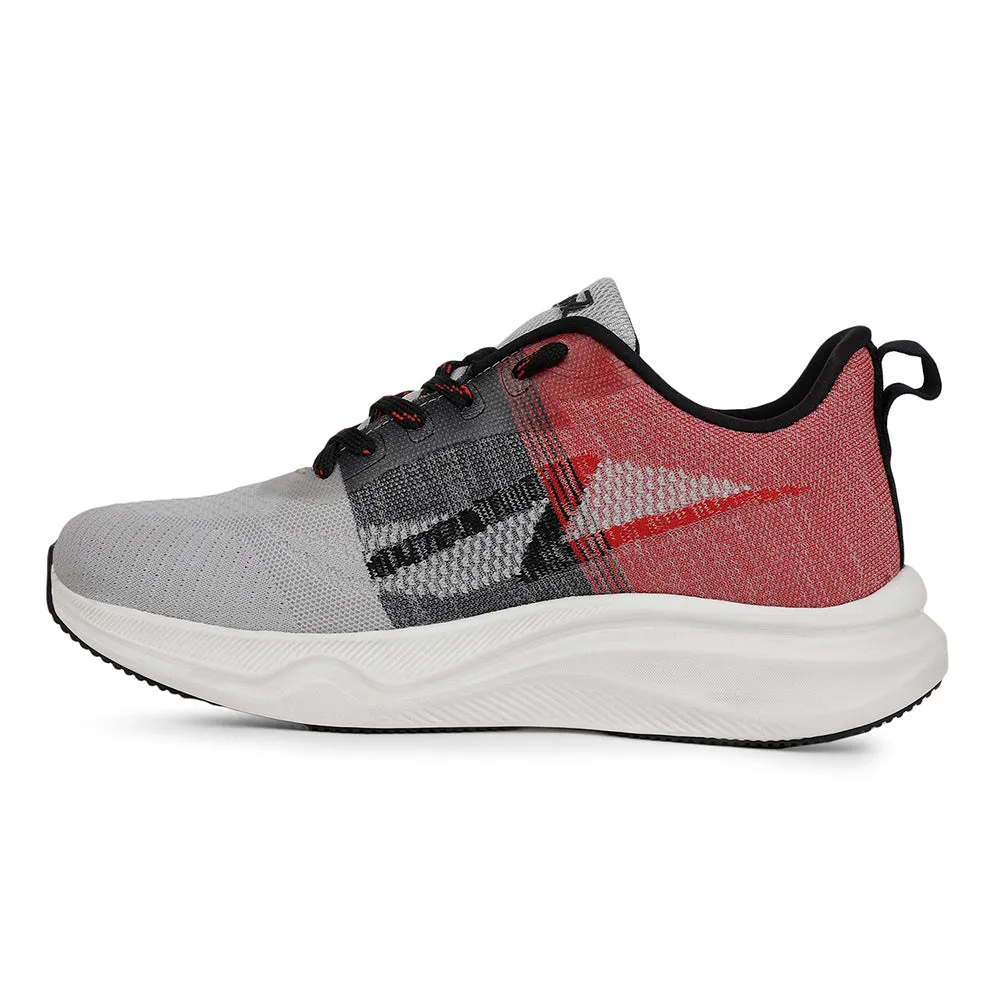 Comfortable Soles Rubber Outsole Leap7x Sports Maroon Running Shoes For Mens GHD-22 By Liberty