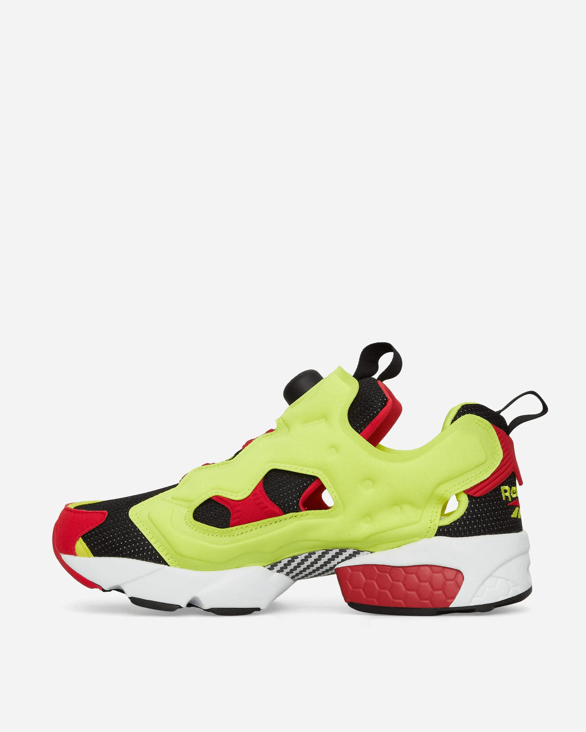 Lean Build Comfort touch Instapump Fury 94 Sneakers Hyper Green / Vector Red / Core Black