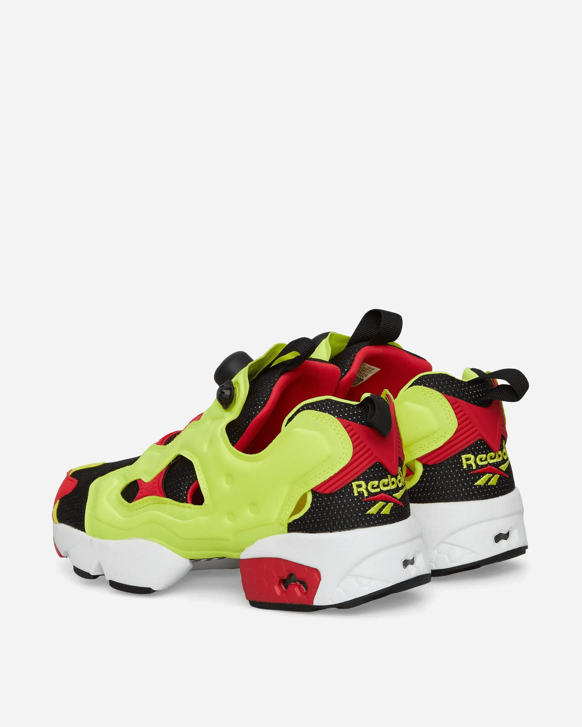 Medit Cool Ridge Jog Instapump Fury 94 Sneakers Hyper Green / Vector Red / Core Black
