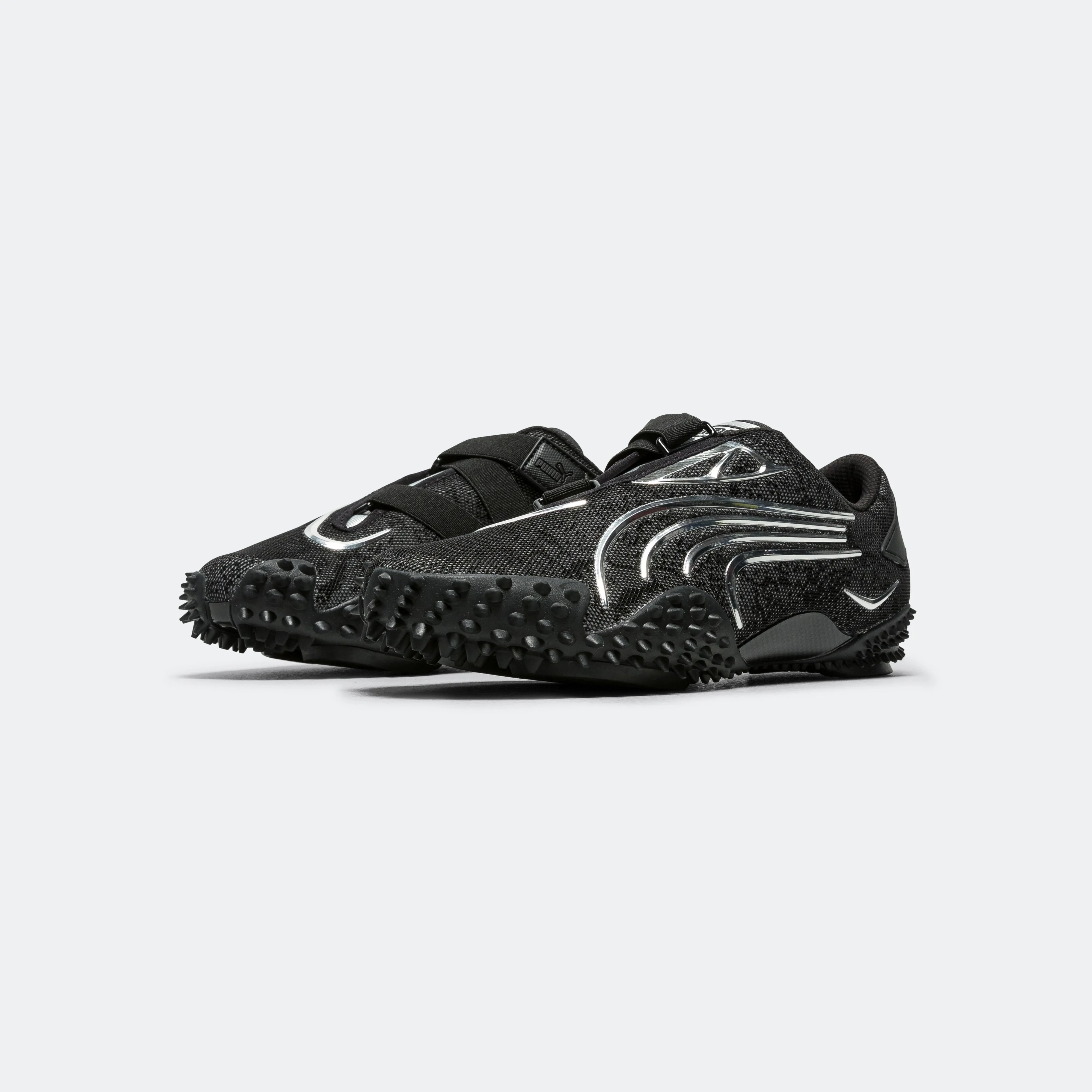 Mostro Metallic - Puma Black/Silver Pull On Design