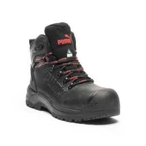Deep Tread Durability Focus Iron Black Men's 6" Composite Toe Work Boots 632743