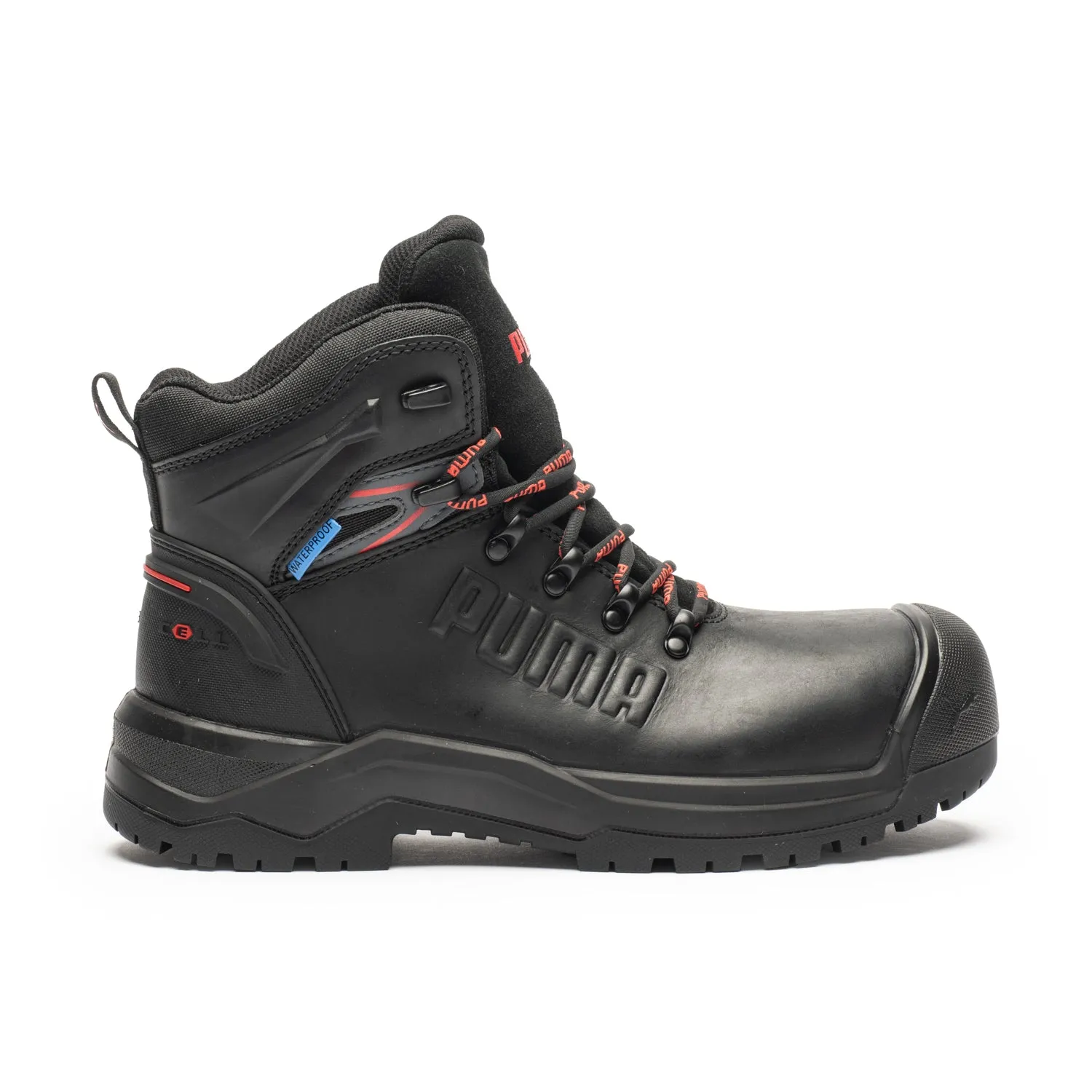 Agile Hiking Waterproof Trail Boot Iron Black Men's 6" Composite Toe Work Boots 632743