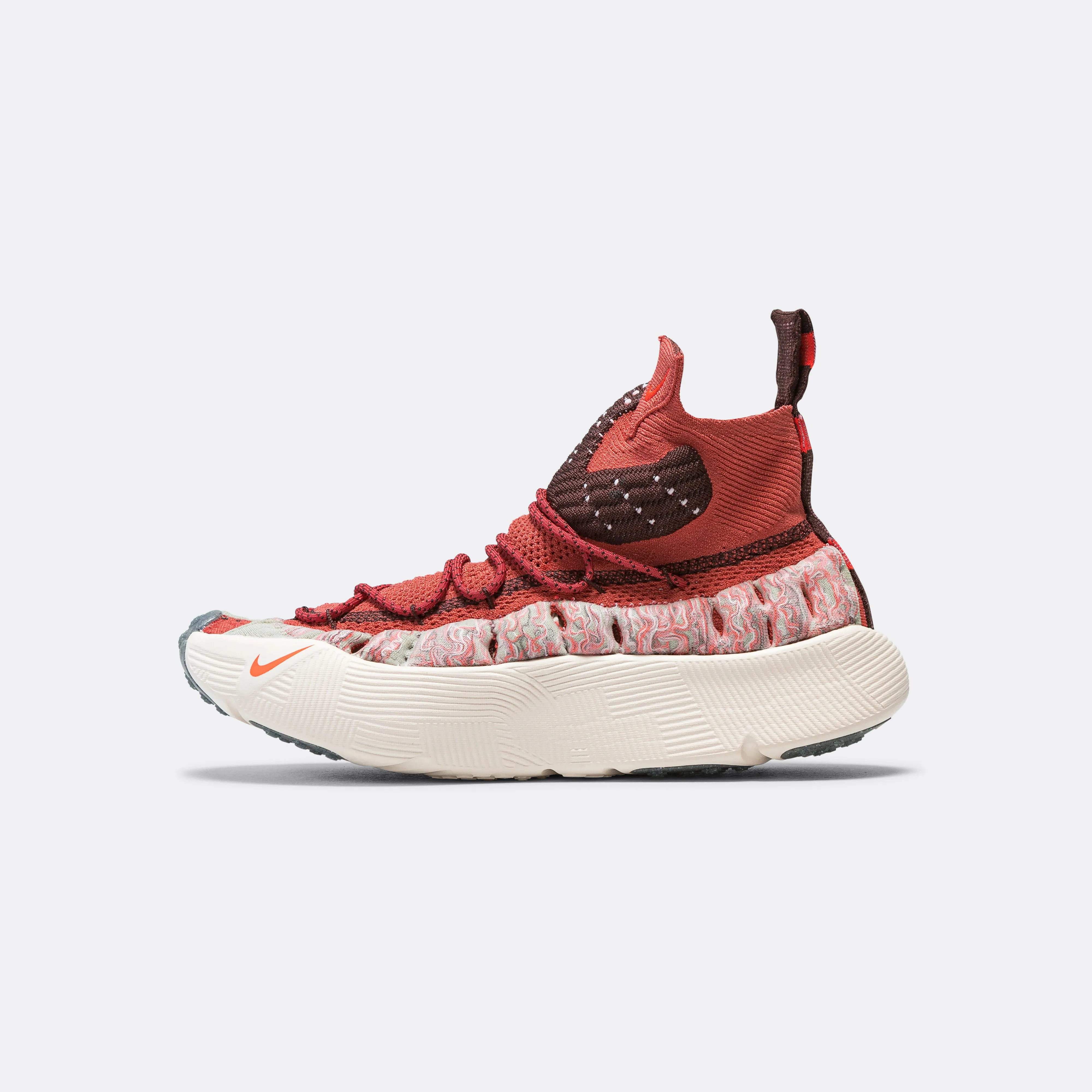 Foot Cushion Premium materials ISPA Sense Flyknit - Adobe/Bright Crimson-Guava Ice