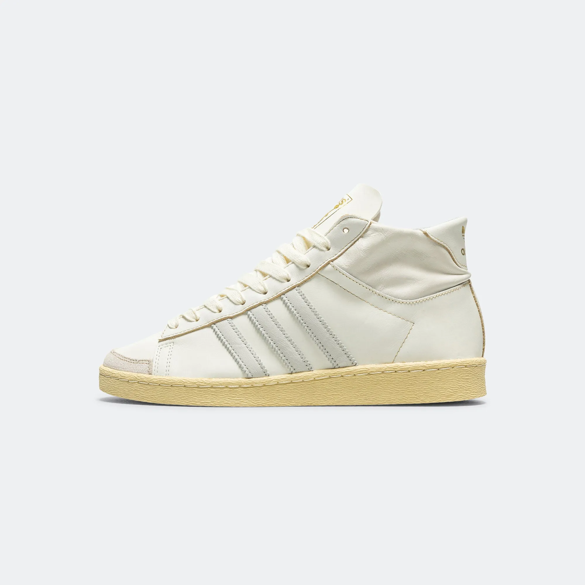 Jabbar Hi - Off White/Orbit Grey-Crew White Snug Ankle Hugger