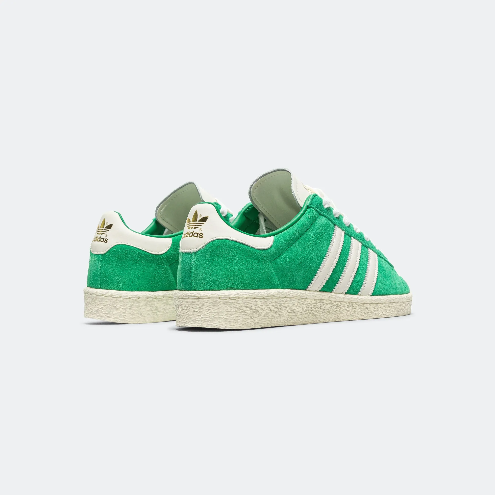 Structured Heel Cup Reinforced Stitch Detail Jabbar Lo - Green/Cream White-Gold Metallic