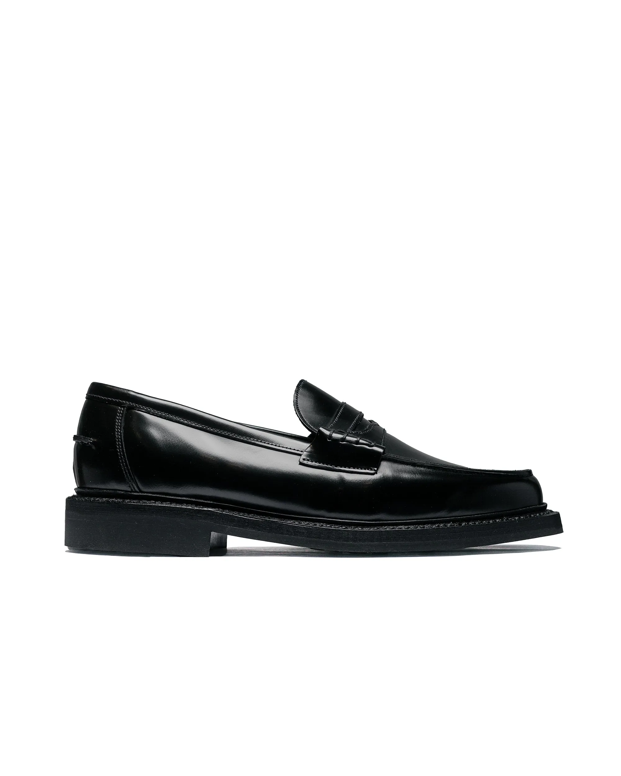Urban Shift James Coward Sanders Peaceful Beef Roll Loafer Black Bookbinder Leather