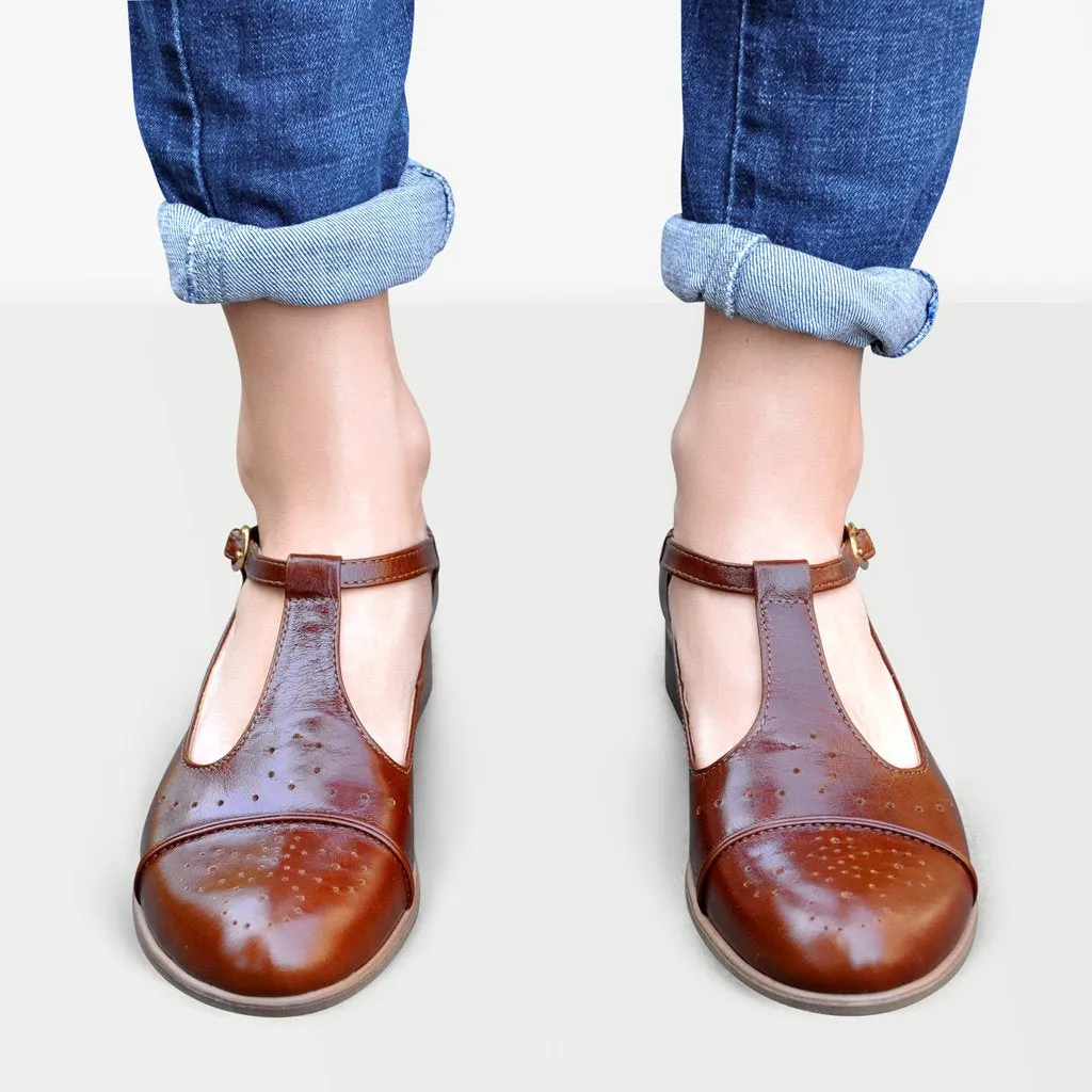 all - weather Orange Jane - Mary Janes