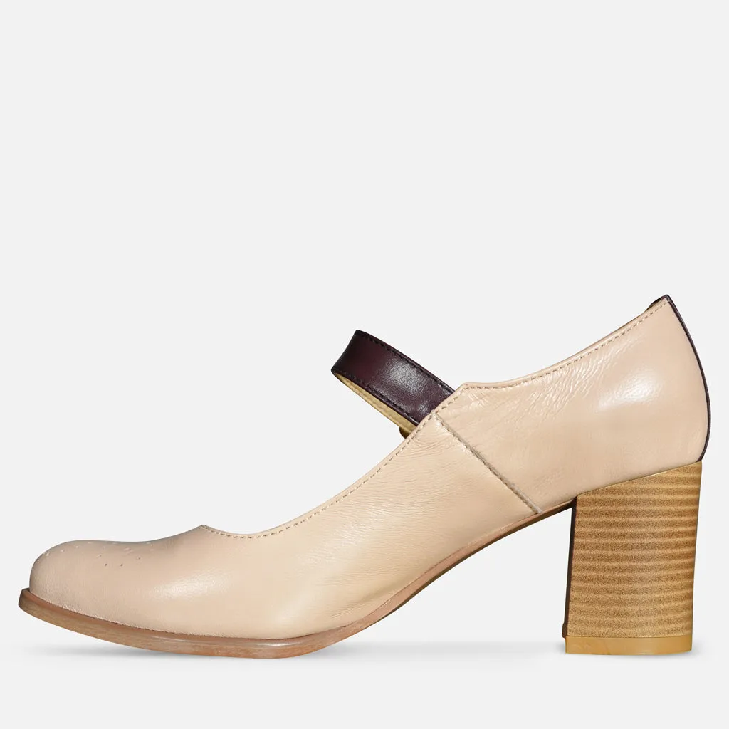 Structured Form Janis - Mary Jane Heels