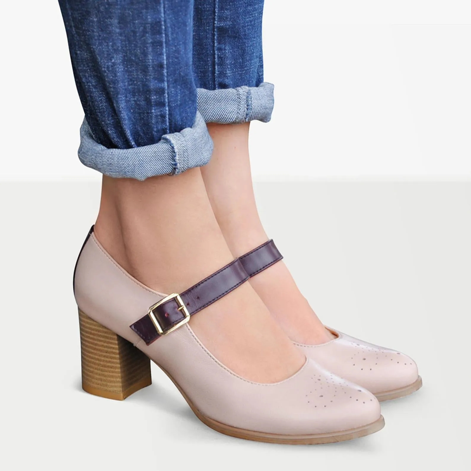 Premium Office Fit Effortless Professional Look Janis - Mary Jane Heels