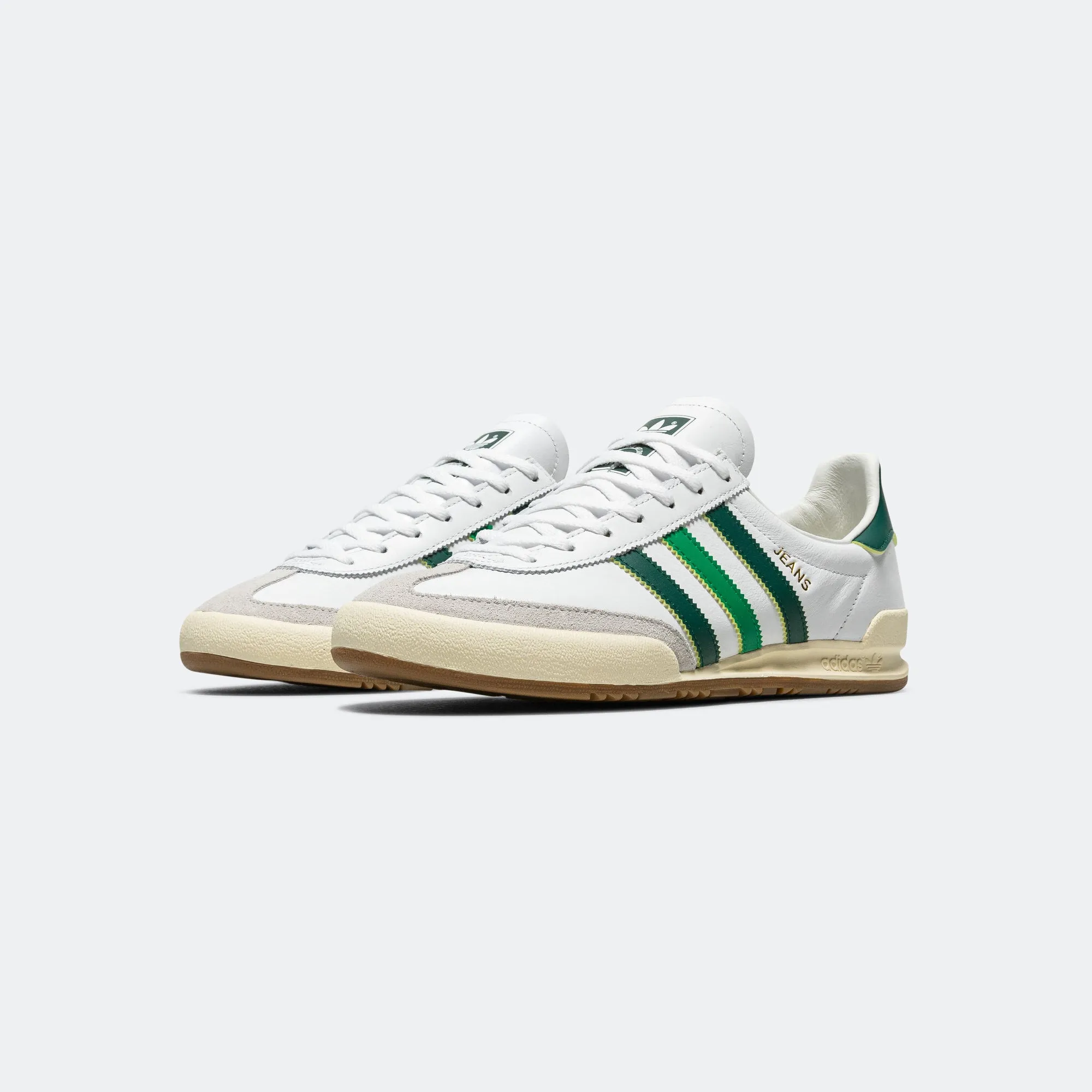 Ultra Cushioned Collar Jeans - Footwear White/Core Green-Crystal White