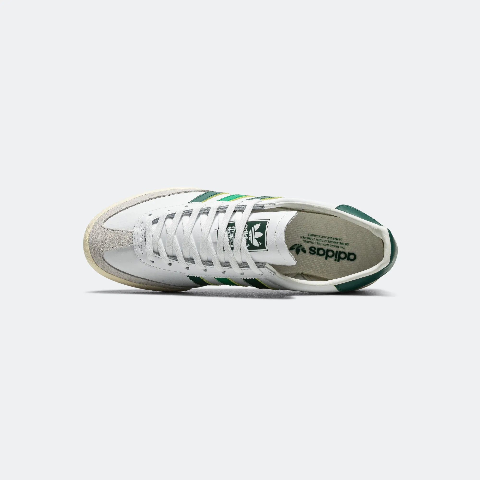 Cushioned Frame Jeans - Footwear White/Core Green-Crystal White