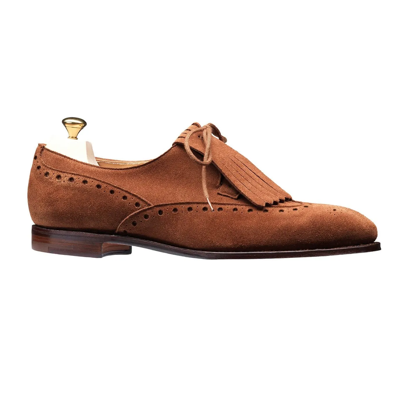 Everyday Versatile Style leather shoes Jessica Polo Brown Calf Suede