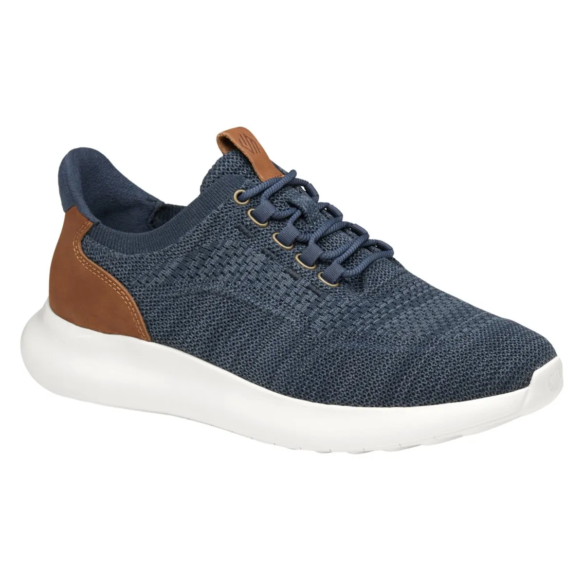 Johnston & Murphy Men's Amherst 2.0 Navy Heathered Knit Oxford Sport Street