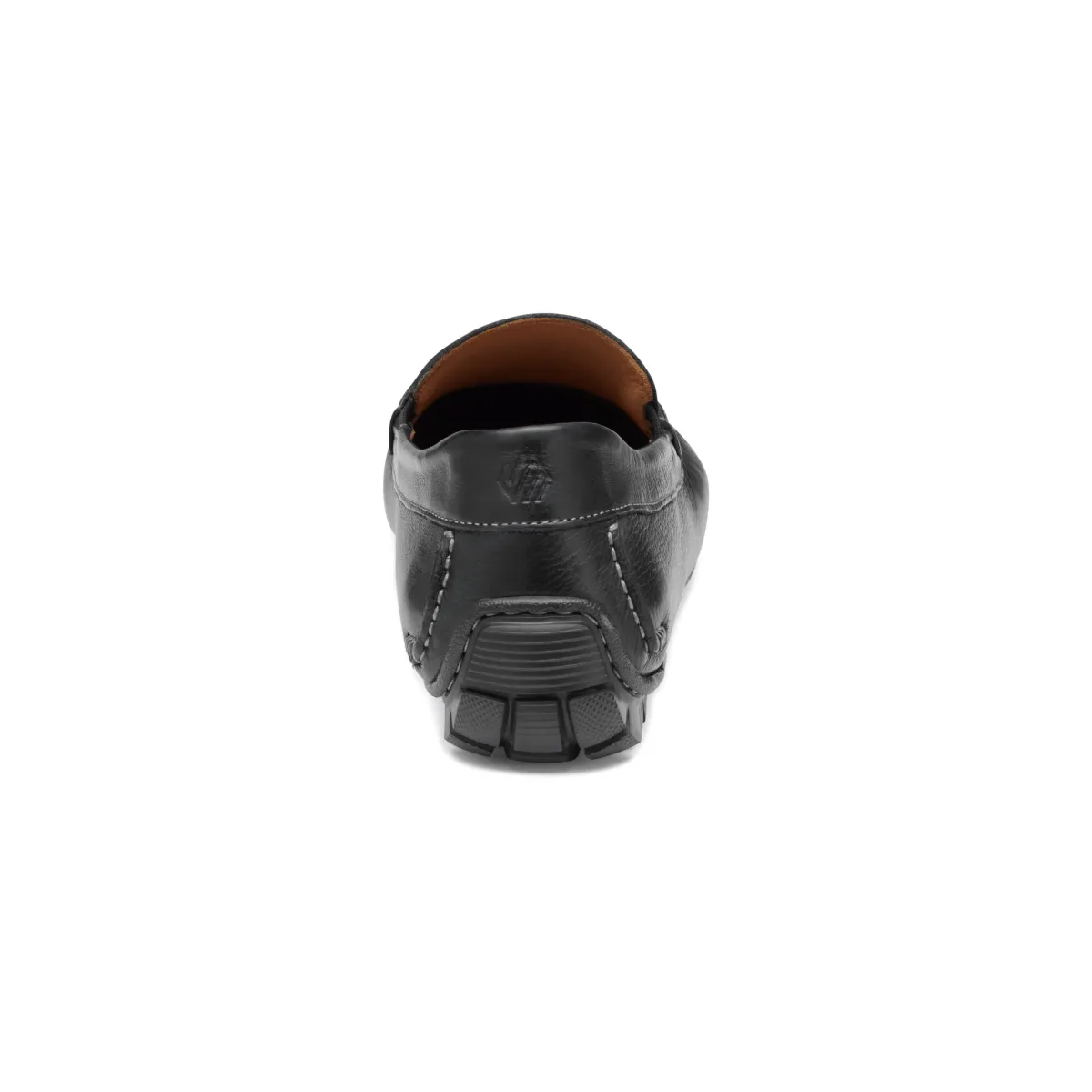Stretch Step synthetic material Johnston & Murphy Men's Cort Moc Venetian Black Full Grain Leather