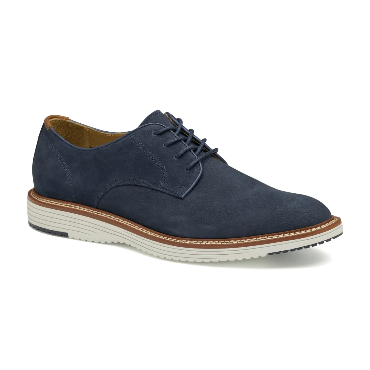 Timeless Form Johnston & Murphy Men's Upton Plain Toe Navy Nubuck