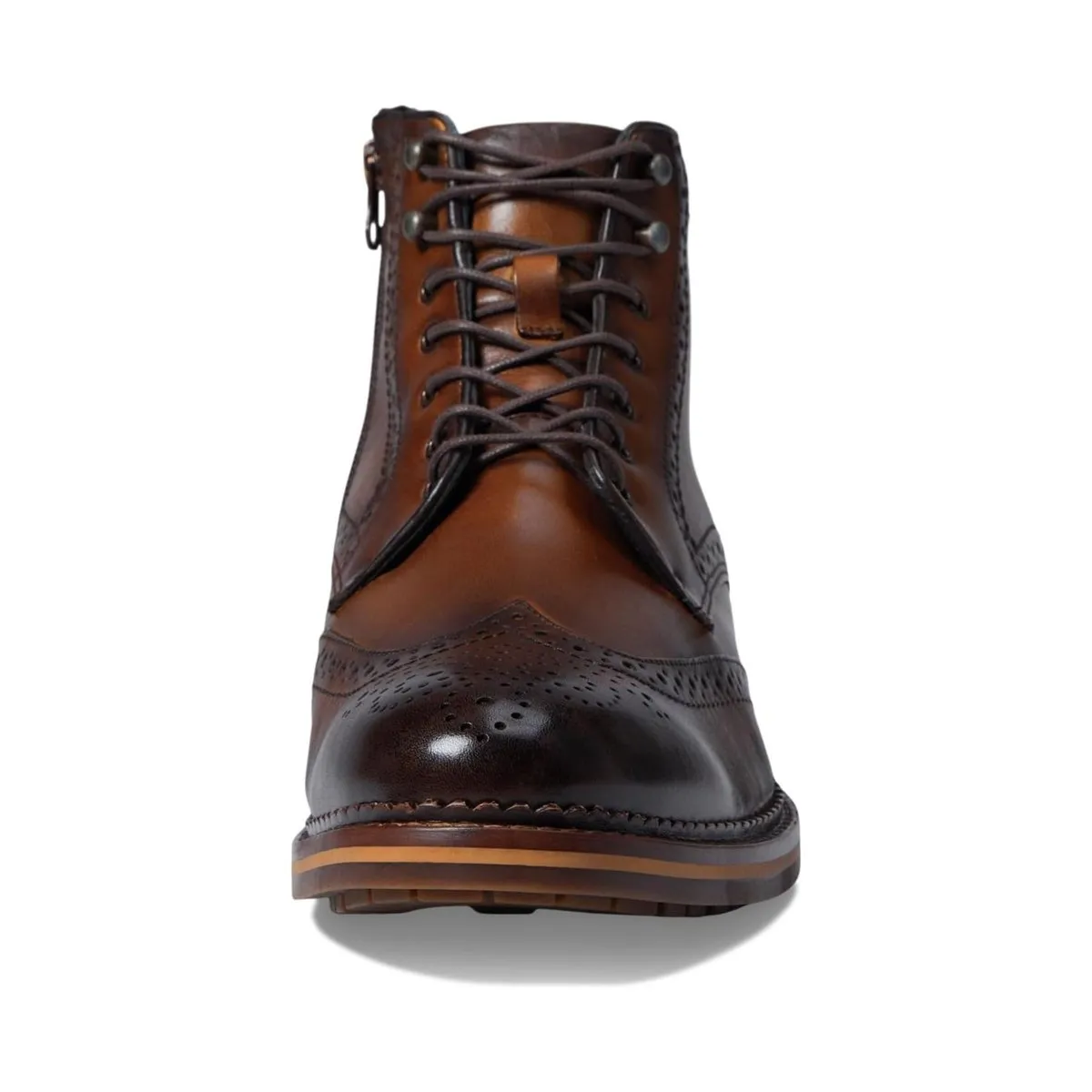 Strike Step Johnston & Murphy Men's XC Flex Connelly Wingtip Boot Tan