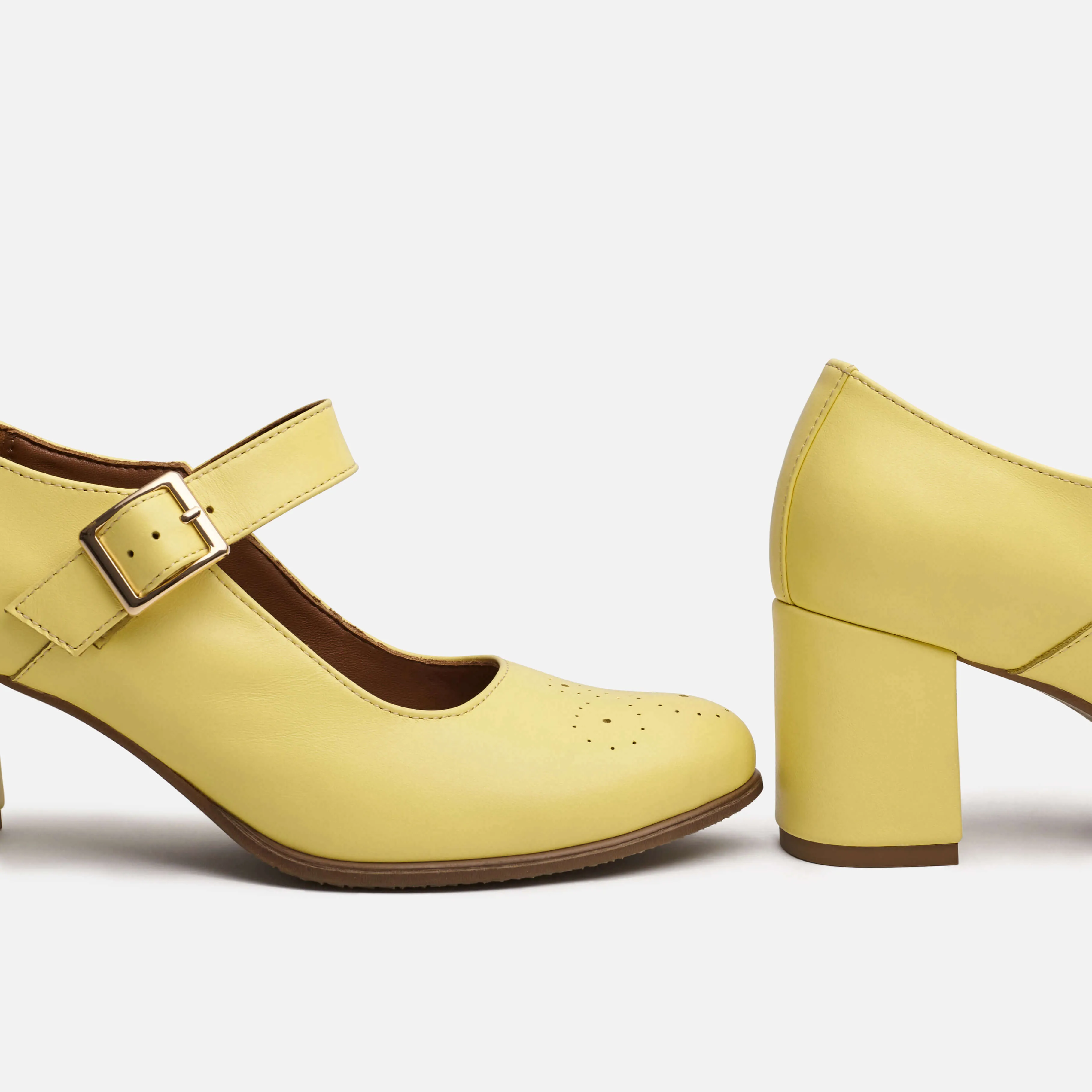 Understated Charm Premium Finish Touch Joplin Heels - Mary Janes