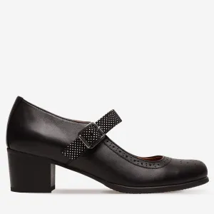 Joplin Pumps - Mary Janes Leather Shine Lightweight Daily Comfort