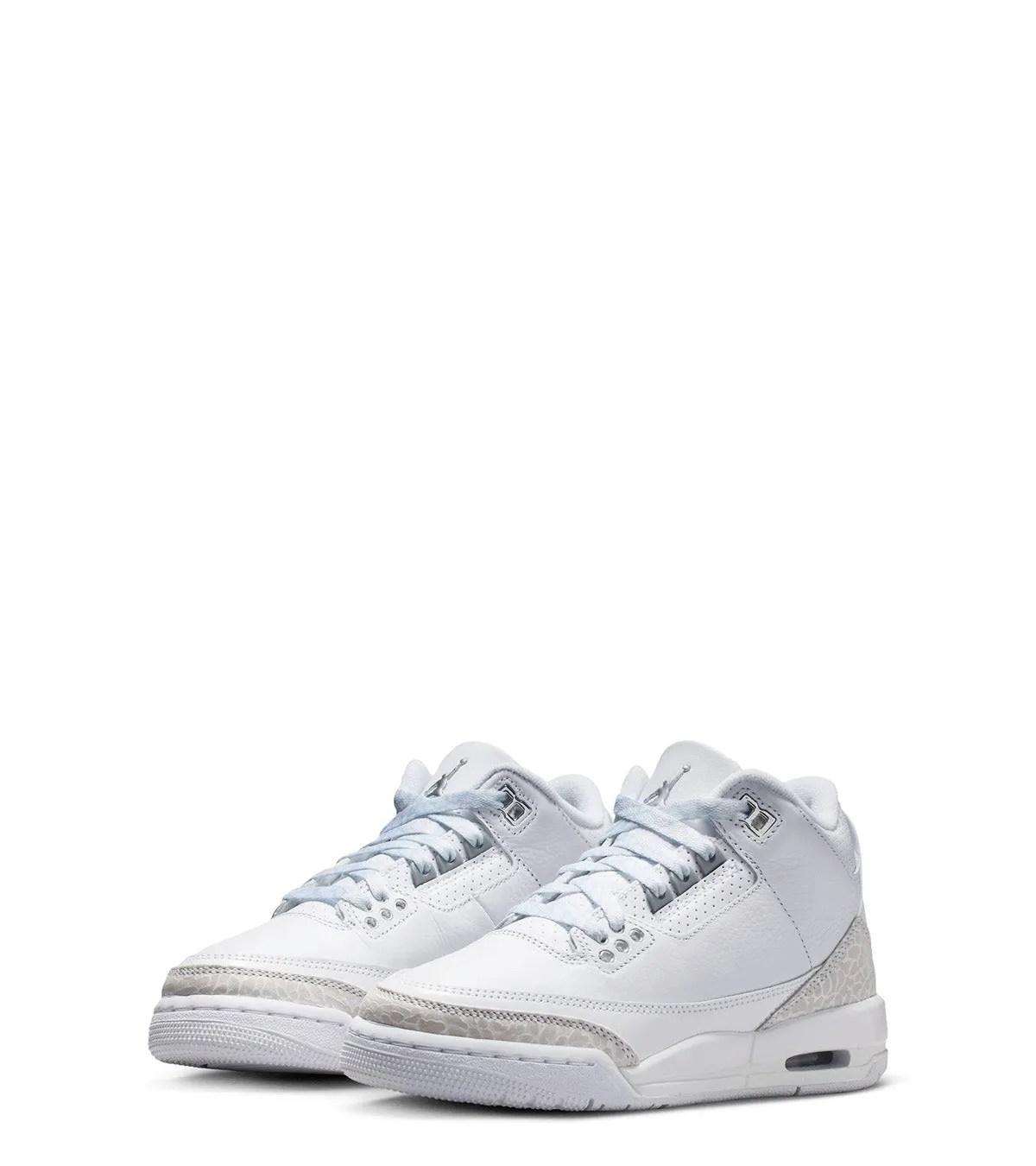 Slim flexibility Jordan Air Jordan 3 Retro GS White Metallic Silver