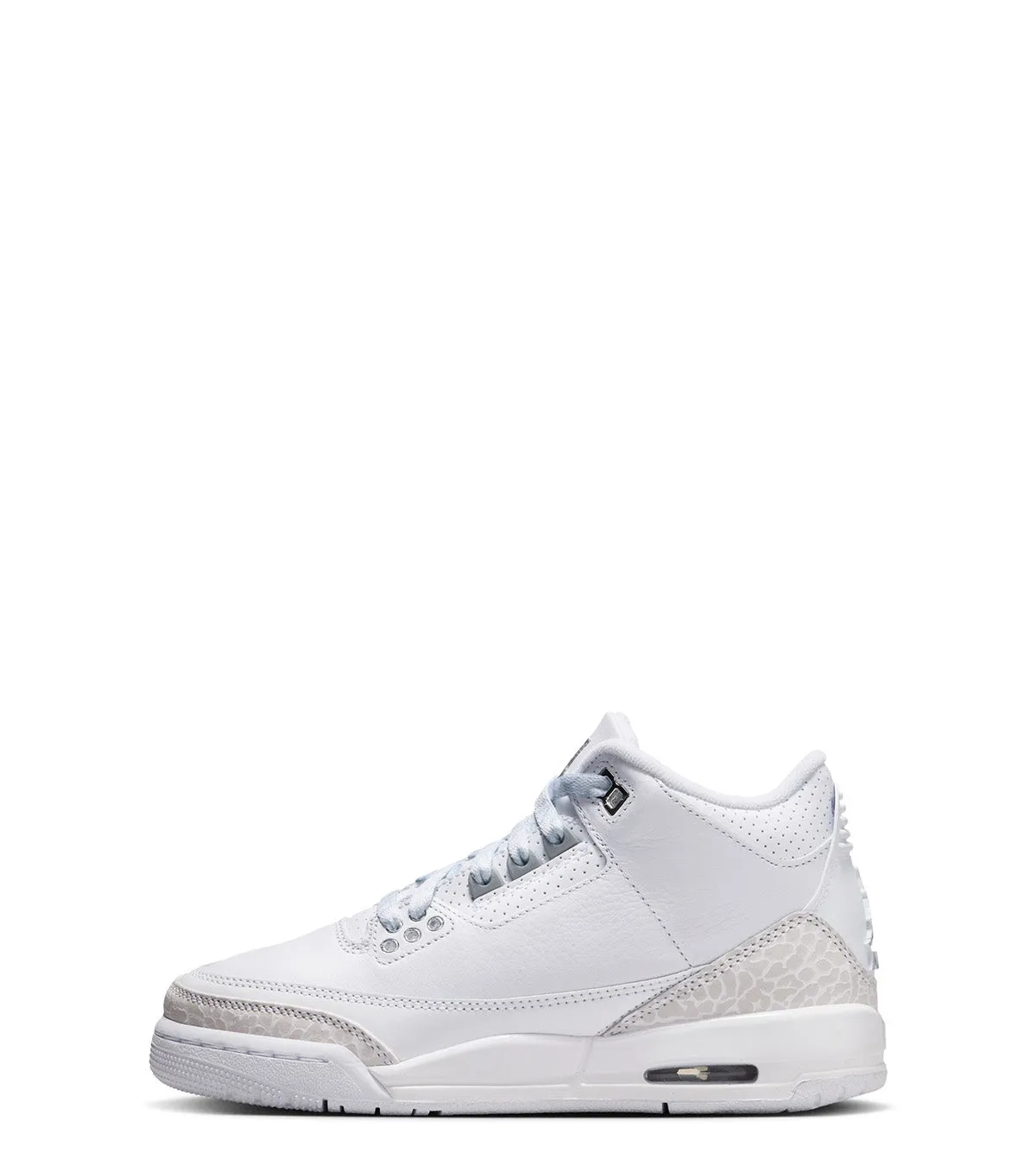 stability - provision - level All-Day Support Jordan Air Jordan 3 Retro GS White Metallic Silver