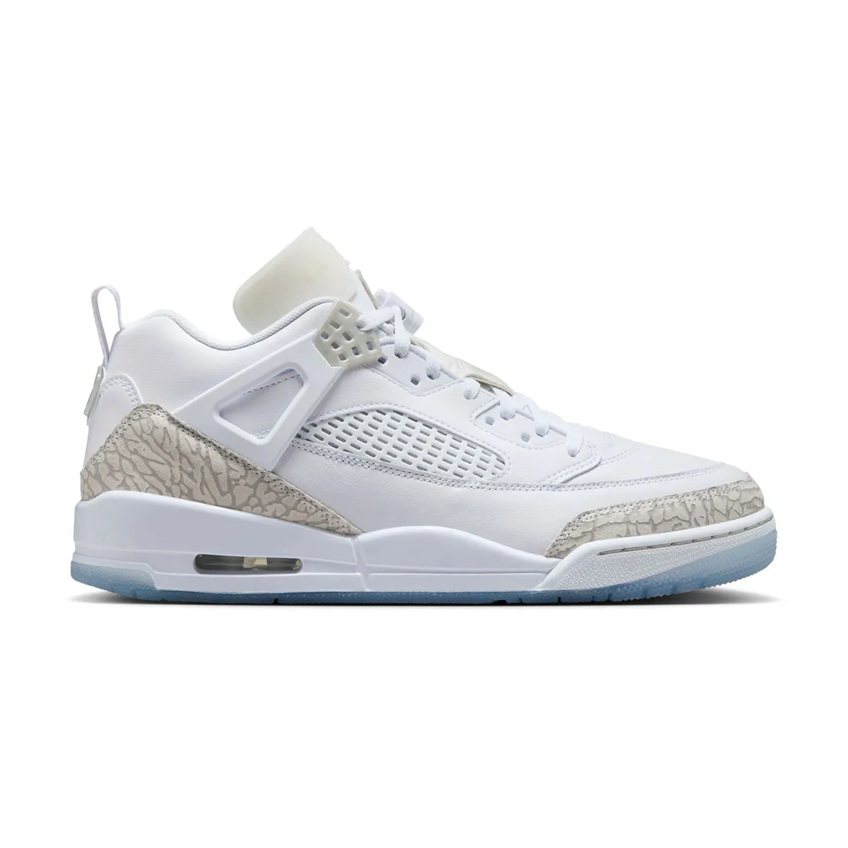 Breathable Tongue Jordan Spizike Low 'White Light Grey'