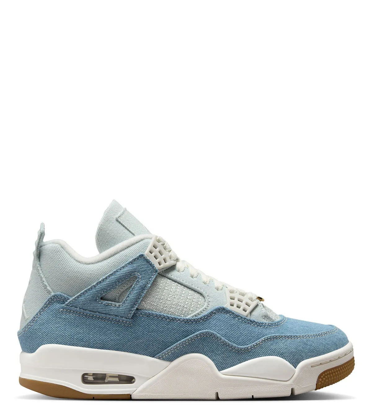 Jordan Women's Air Jordan 4 Retro Blue Denim therapeutic - benefit - level