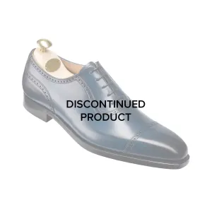 Westbourne Blue Burnished Calf Smart Office Comfort Oxfords