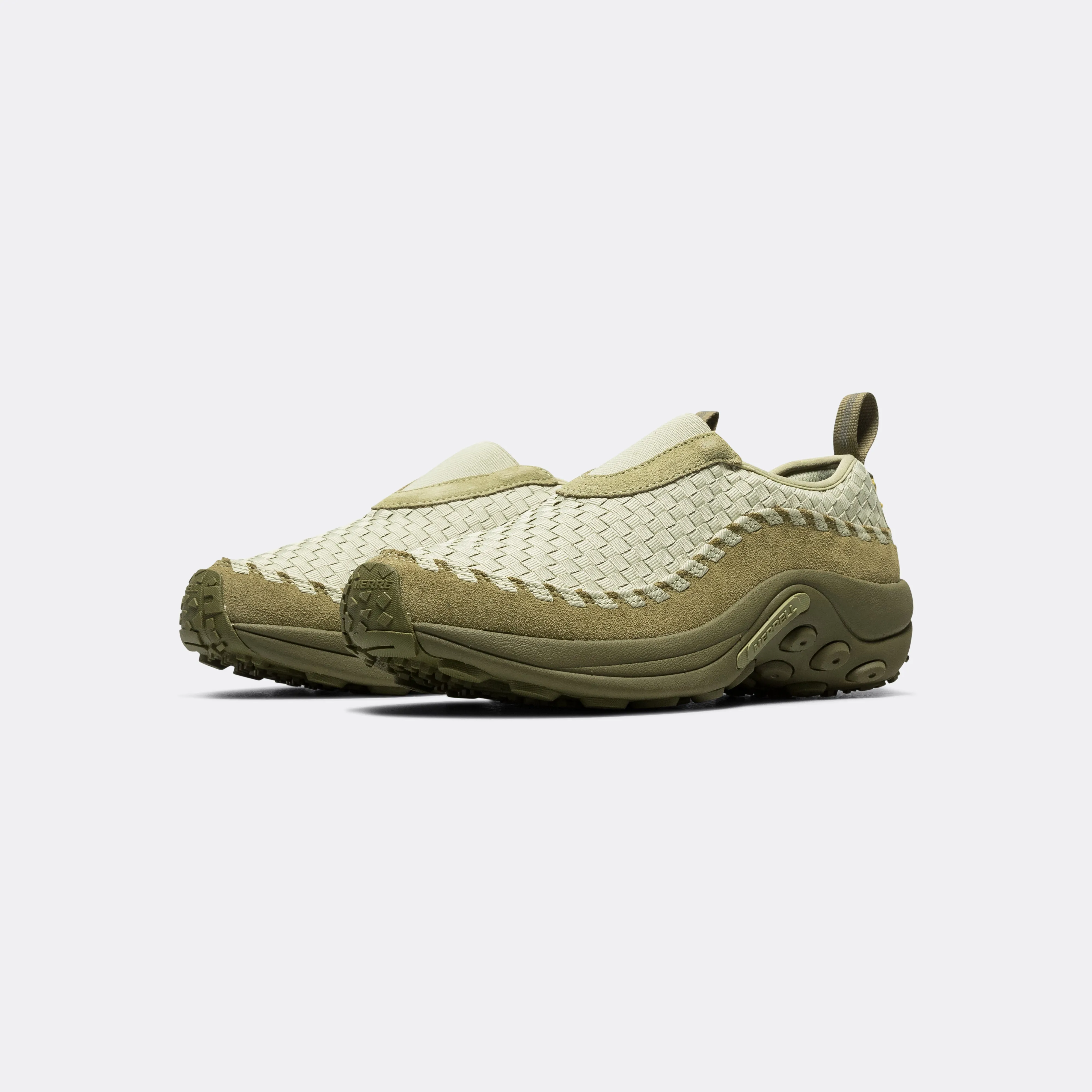 Jungle Moc EVO Woven - Willow Green Ergonomic Heel Counter Ventilated Mesh