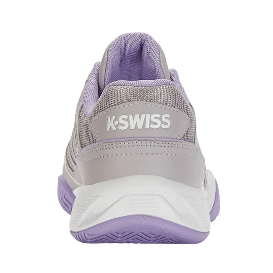 Multi Directional Flexibility K Swiss Big Shot Light 4 Women Tennis Shoes - Raindrops/White/Purple Rose