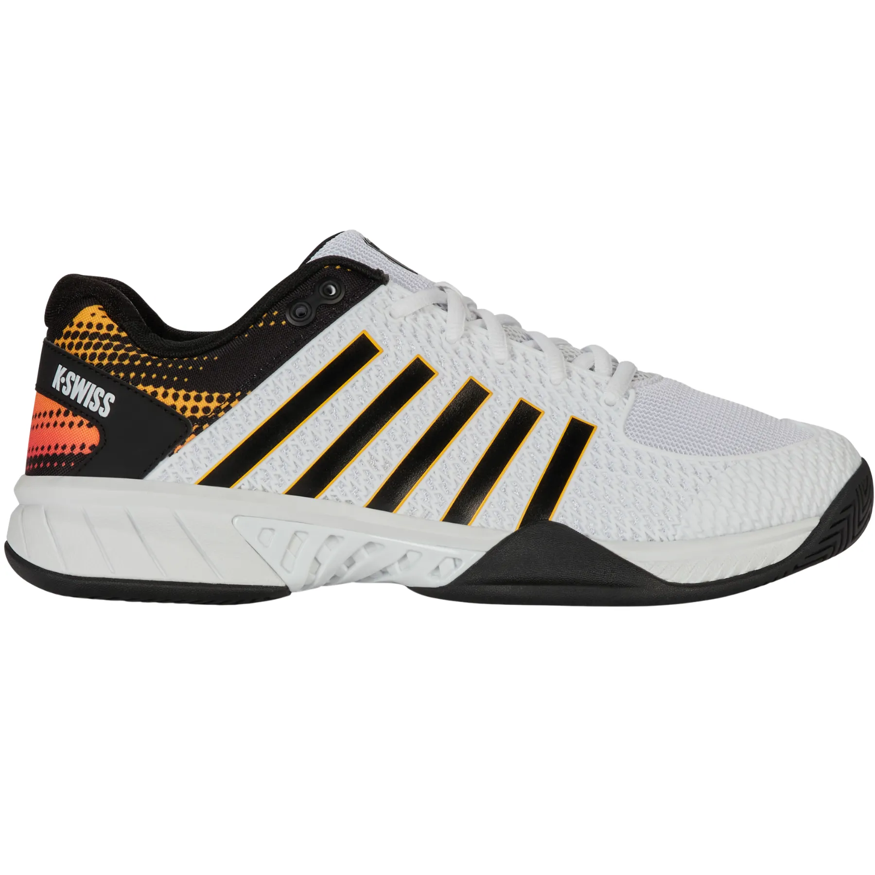 K Swiss Express Light All Court Mens Pickleball Shoes - White / Daffodil Neutral Color