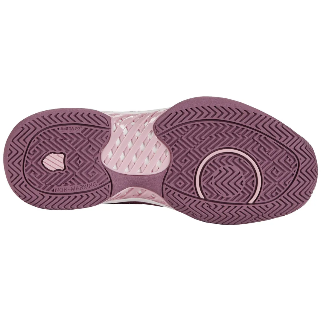 Sport Comfort K Swiss Hypercourt 2 AC Women Tennis Shoes - Pink/Grape/Orchid Haze
