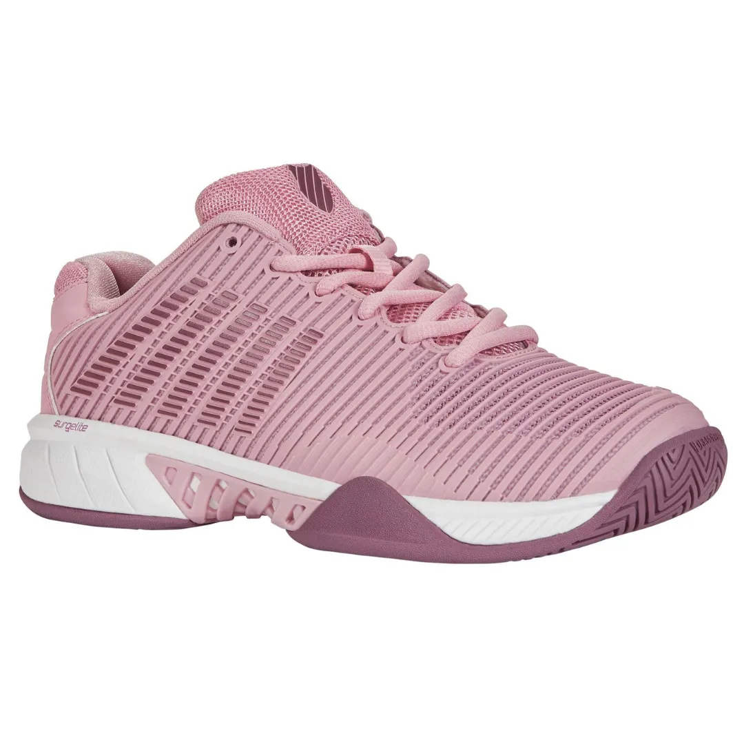 Travel Wear K Swiss Hypercourt 2 AC Women Tennis Shoes - Pink/Grape/Orchid Haze