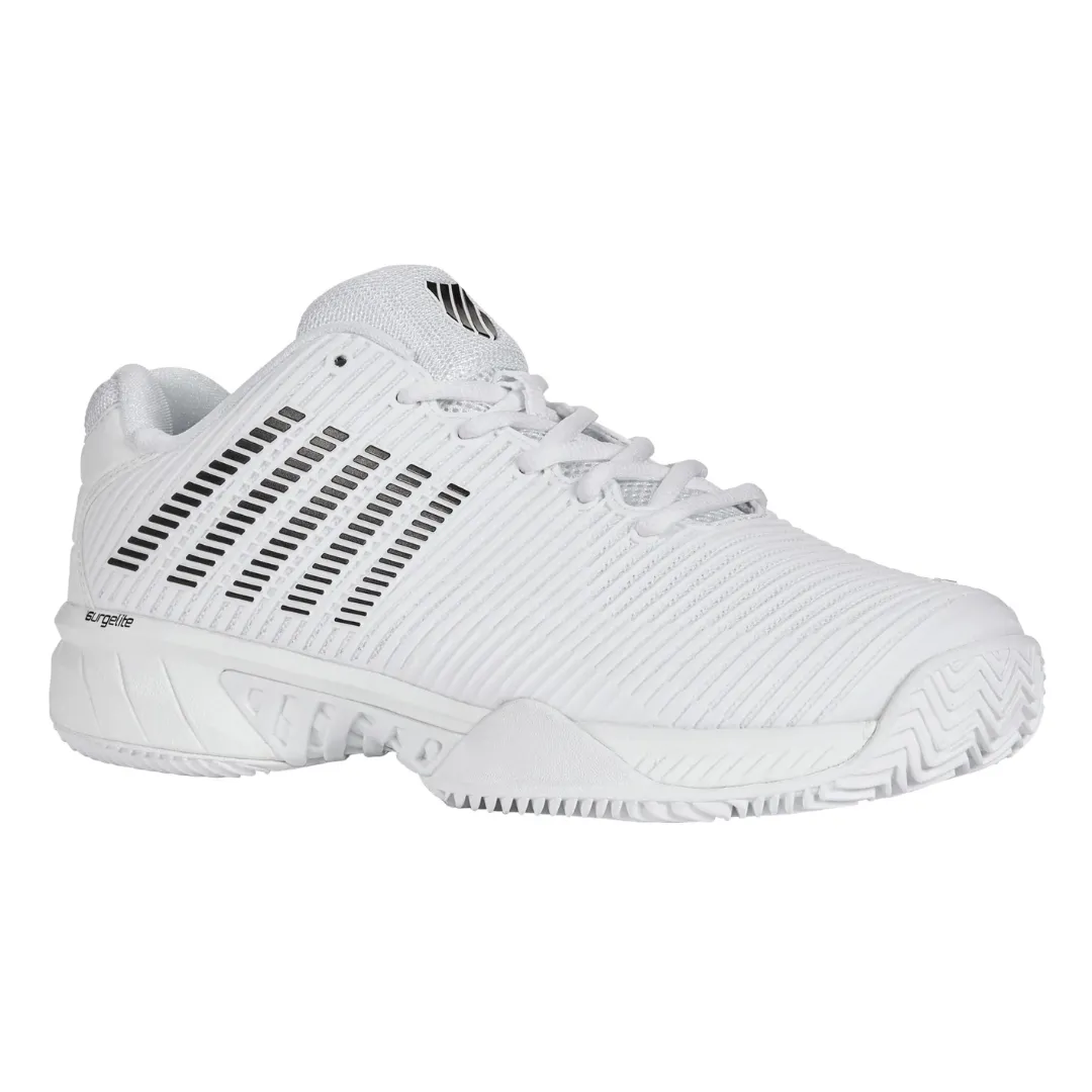 Walking K Swiss Hypercourt Express 2 HB Men Tennis Shoes - White/Black