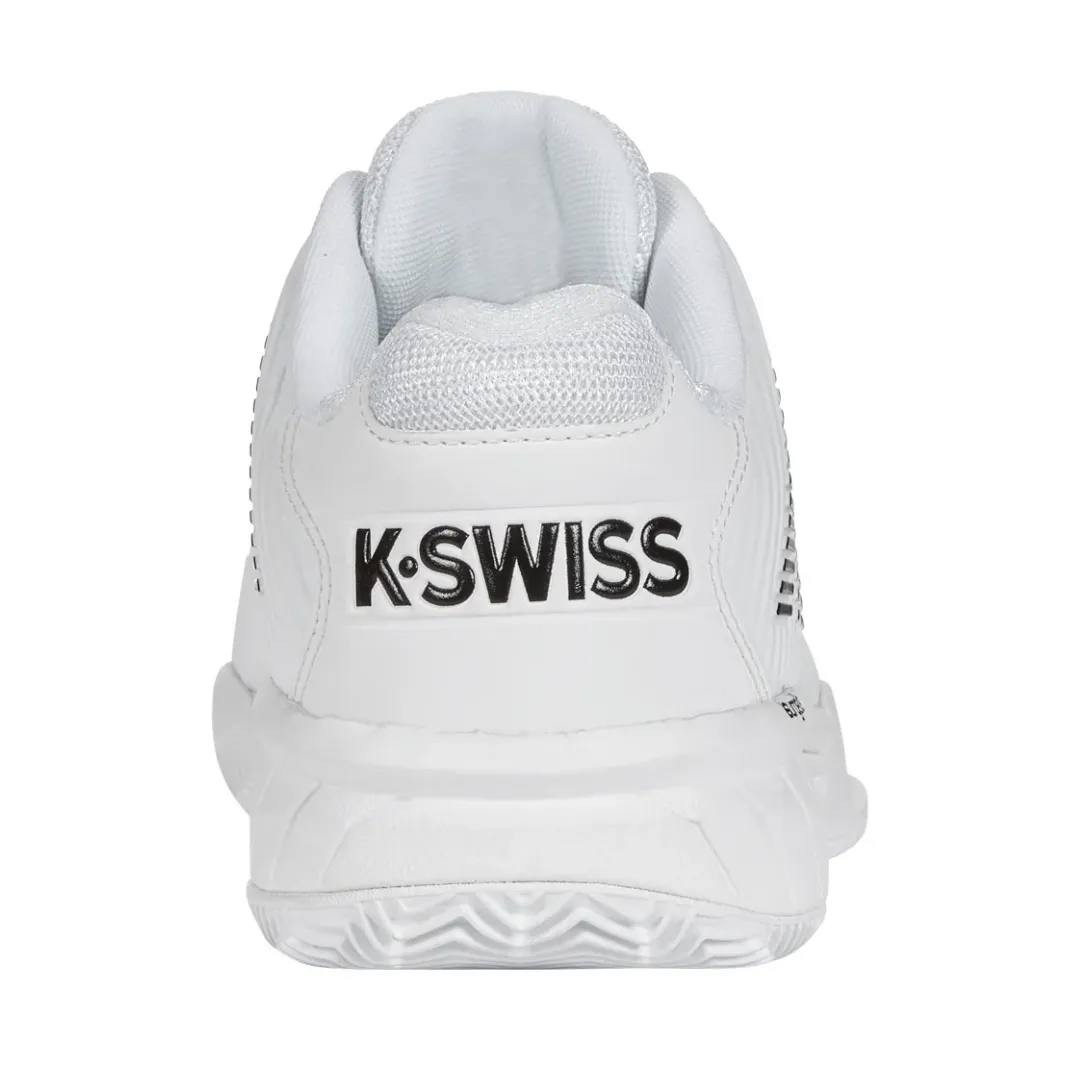Ventilation Mesh Foot Fit K Swiss Hypercourt Express 2 HB Men Tennis Shoes - White/Black