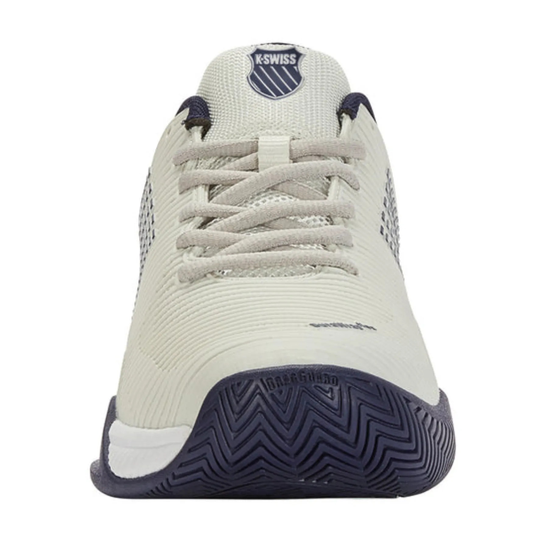 K Swiss Hypercourt Express 2 Junior Tennis Shoes - Gray/White/Peacoat Training session