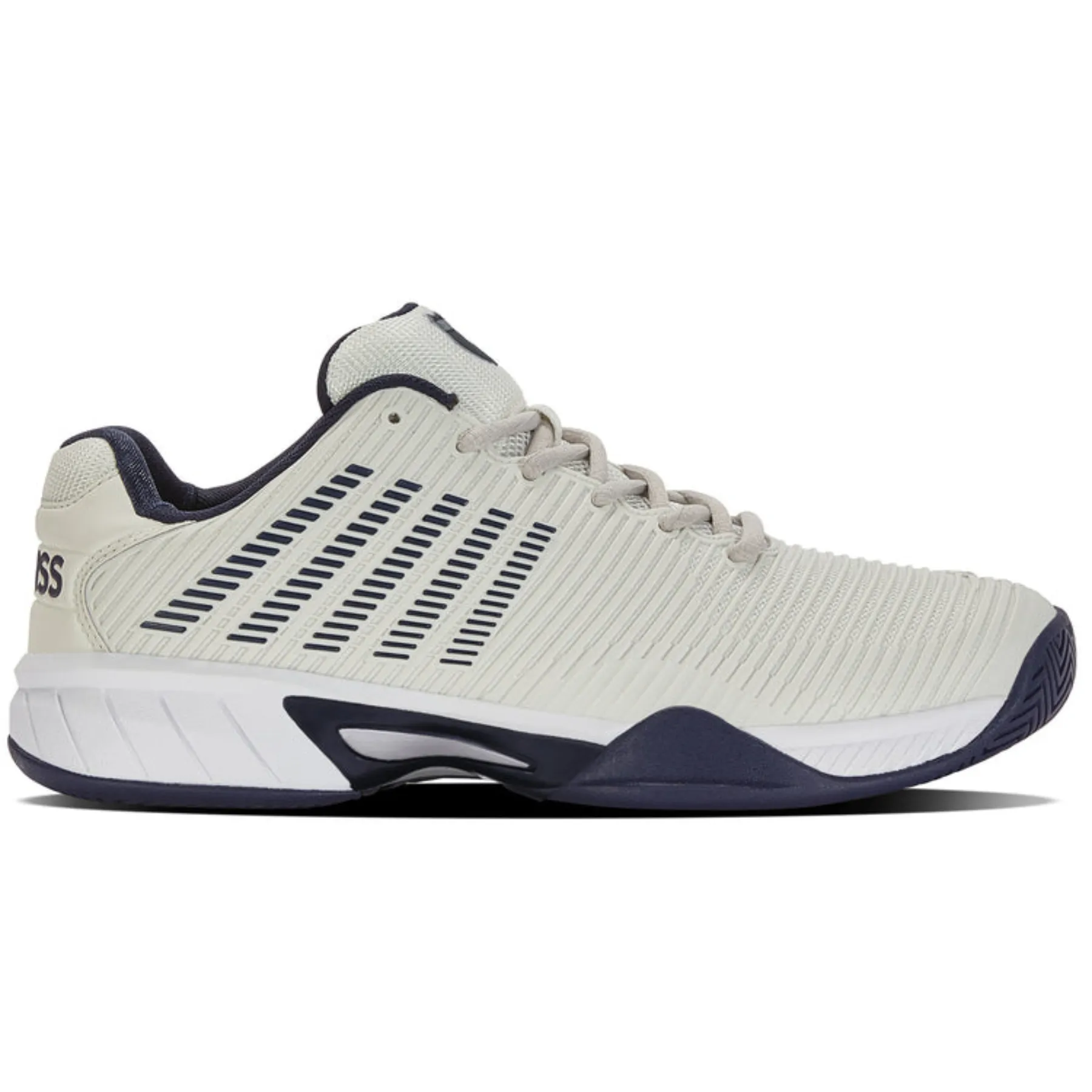 K Swiss Hypercourt Express 2 Junior Tennis Shoes - Gray/White/Peacoat Flexible Design