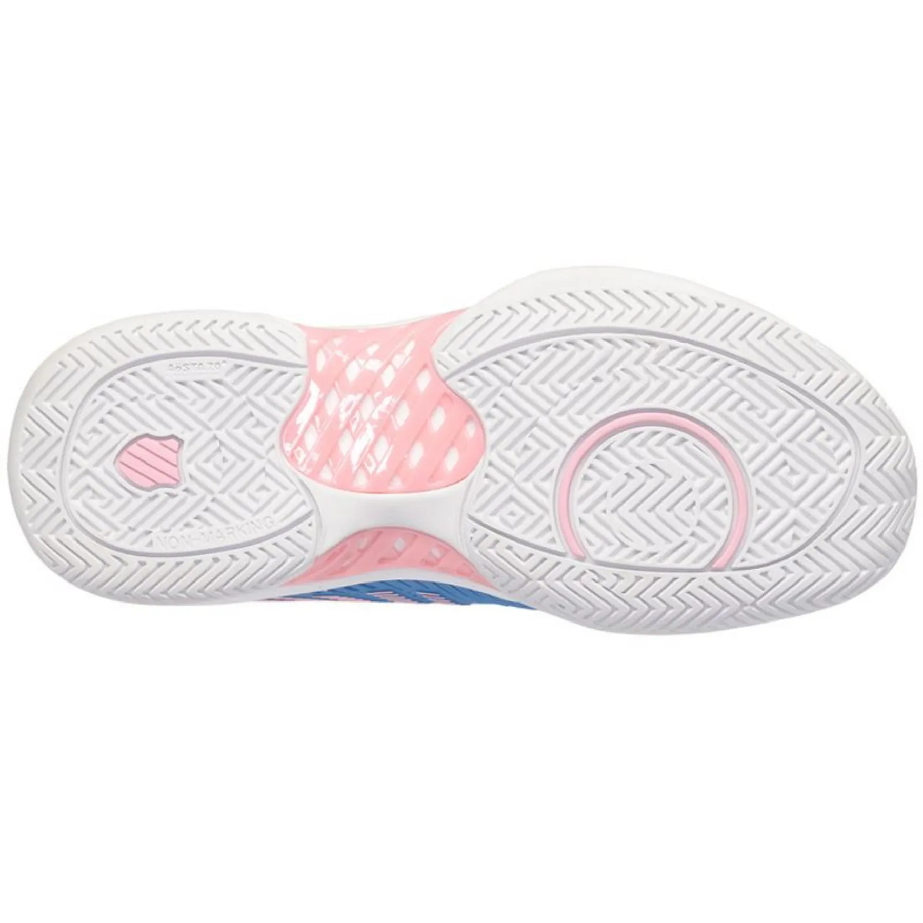 Everyday Gear K Swiss Hypercourt Express 2 Silver Lake Blue/White/Orchid Pink Women Tennis Shoes