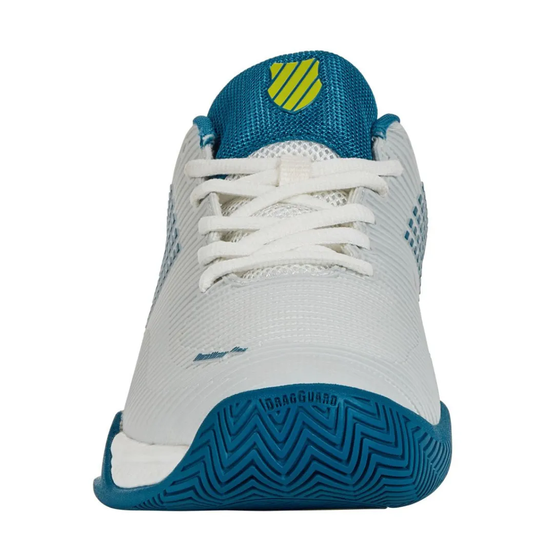 K Swiss Hypercourt Express AC Mens Tennis Shoes - White / Blue Modern Touch